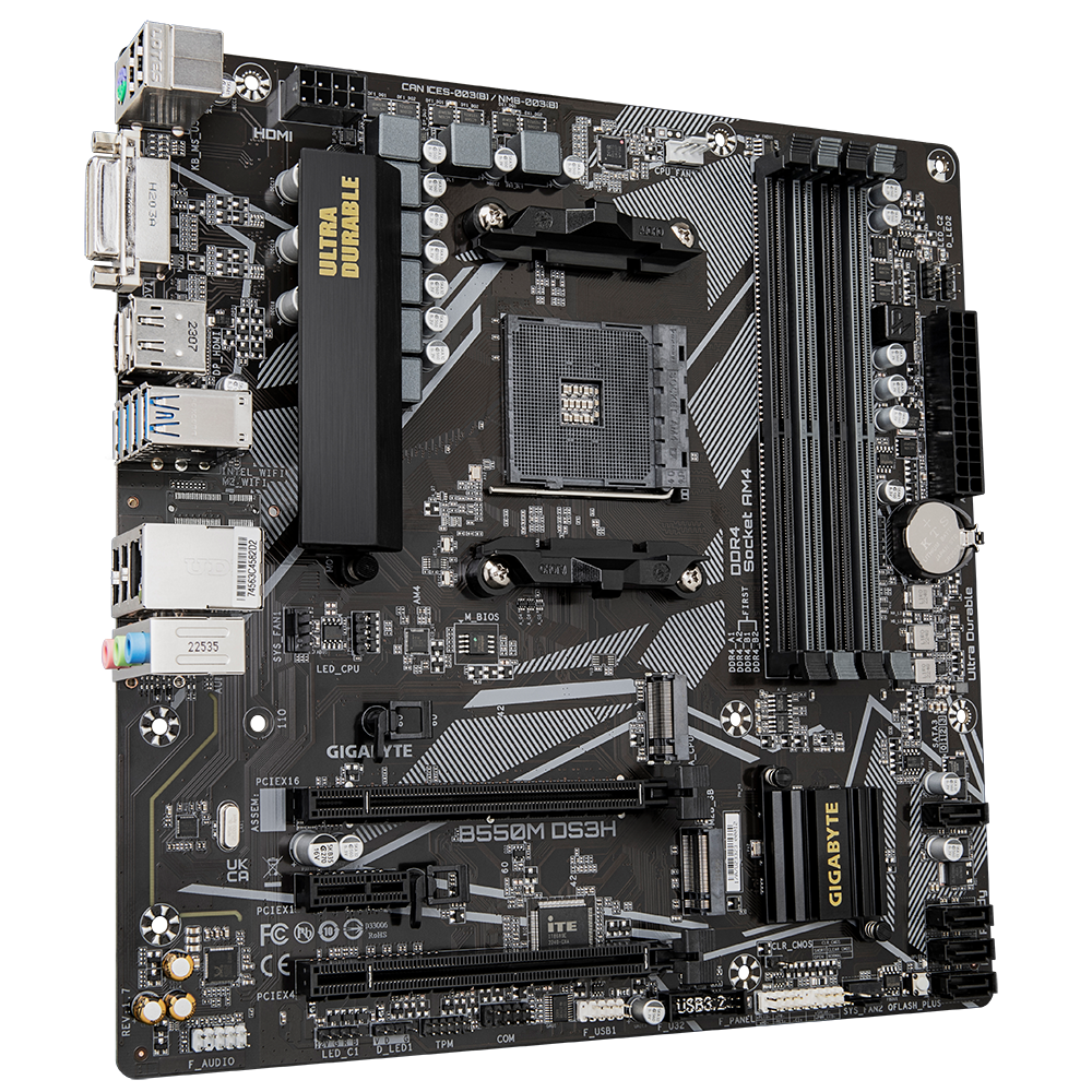 Gigabyte Mainboard »B550M DS3H«