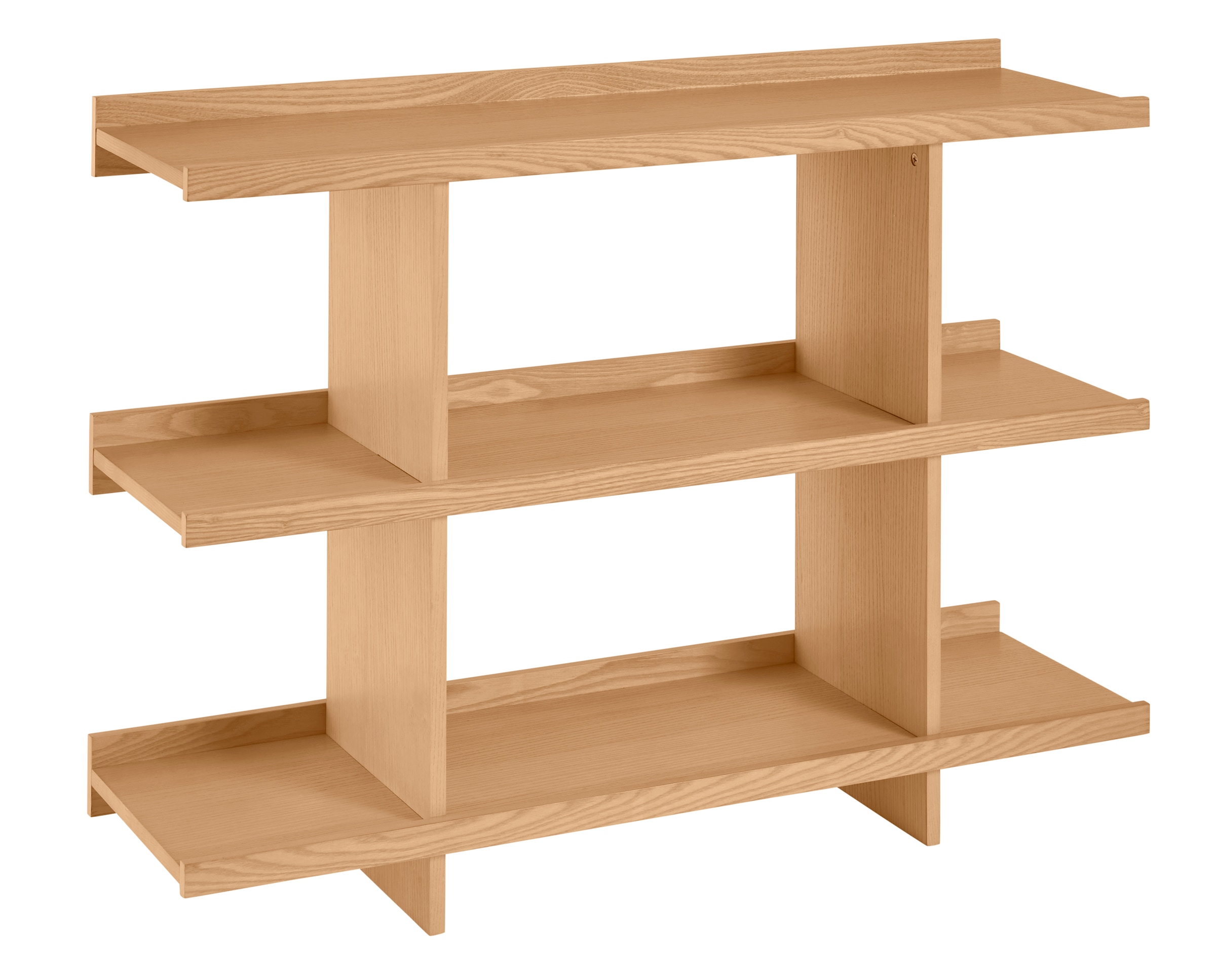 LeGer Home by Lena Gercke Ablageregal »Clavira« massives Eschenholz, stabil, luftige Optik, Breite 120 cm