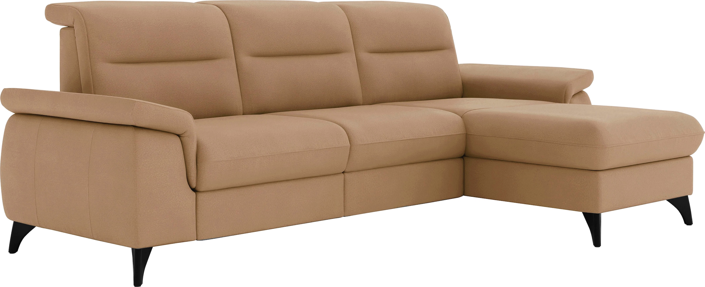 sit&more Ecksofa »Astoria L-Form« wahlweise mit motorischer Relaxfunktion