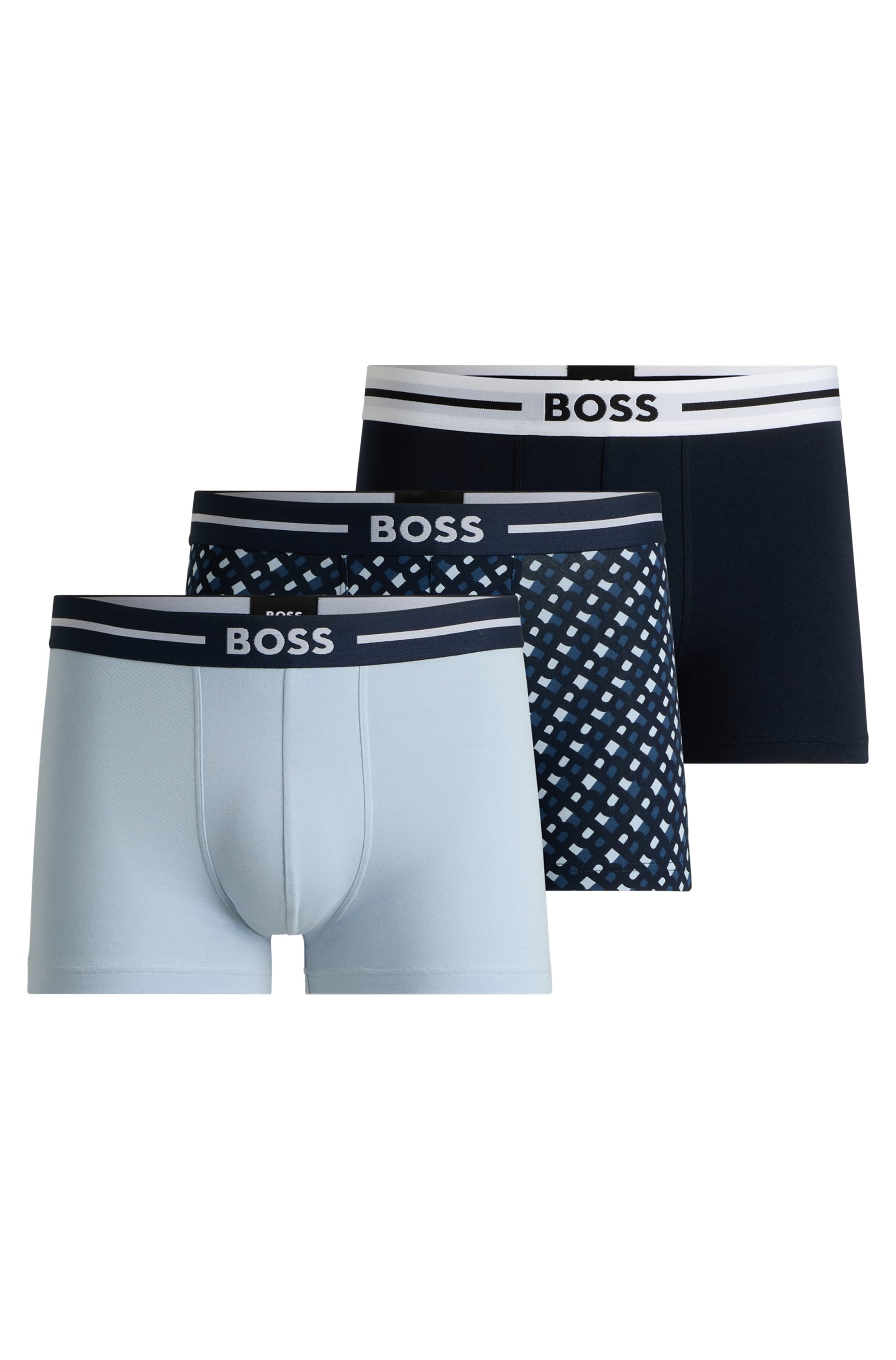 BOSS Trunk »Trunk 3P Bold Design«, (Packung, 3 St., 3er), mit BOSS Schriftzug