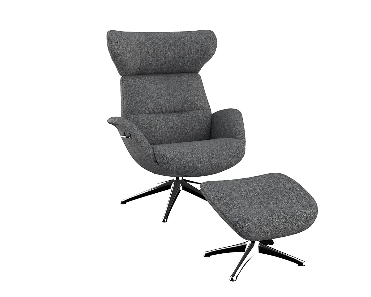 FLEXLUX Relaxsessel »Relaxchairs More«, Premium Komfort, Rücken- &  Kopfteilverstellung, drehbar, Fuß Alu im OTTO Online Shop