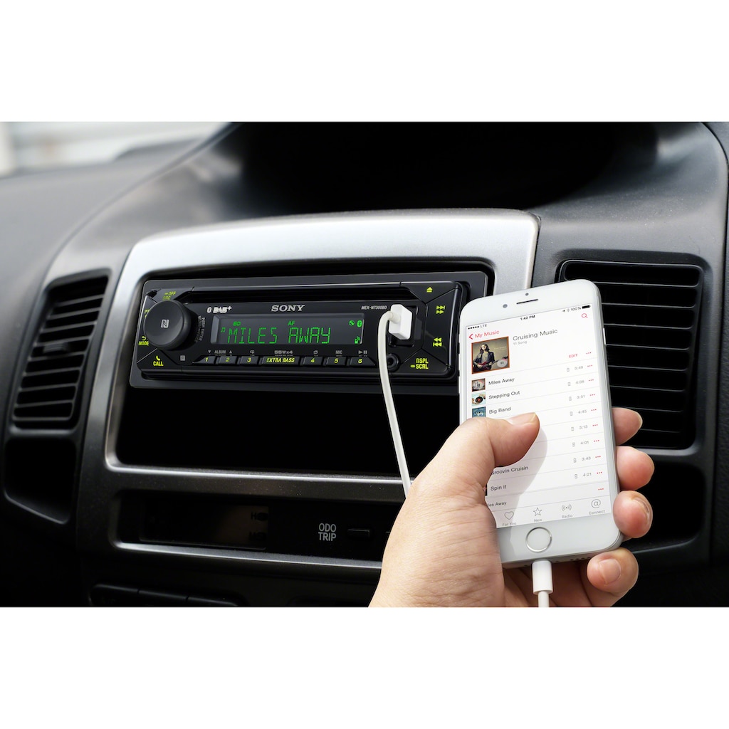 Sony Autoradio »MEXN7300KIT«, (Bluetooth Digitalradio (DAB+) 55 W)