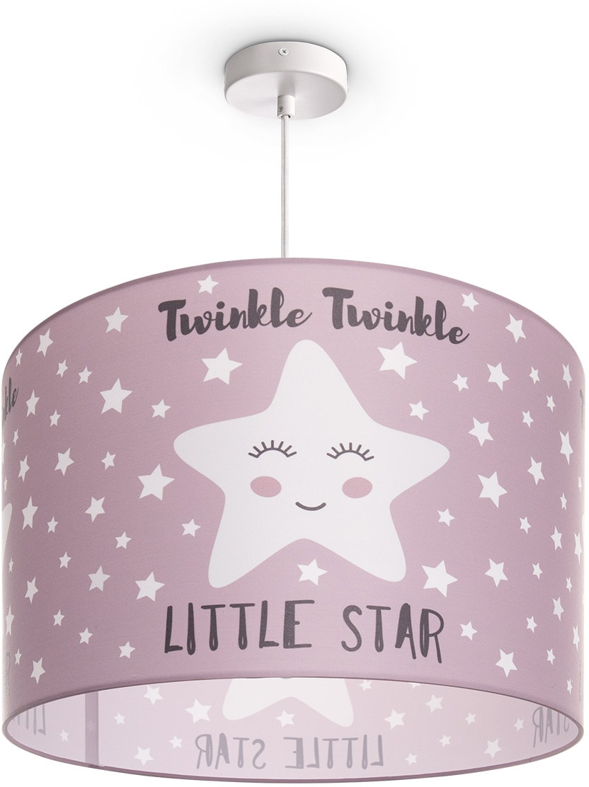 Paco Home Pendelleuchte »Aleyna 105« E27 Kinderlampe Deckenlampe LED Kinderzimmer Sternen Motiv E27 in weiß, Größe Ø 45,5 cm Höhe: 27 cm