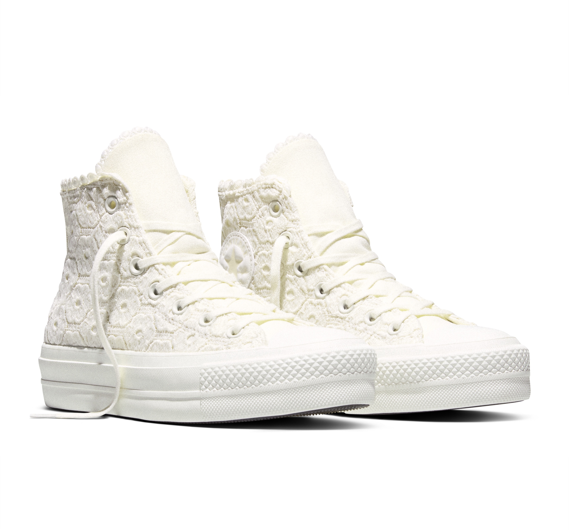 Converse Sneaker »CHUCK TAYLOR ALL STAR LIFT PLATFORM CROCHET«  für sportlichen Look im Alltag, mit Gummilaufsohle, sportlicher Stil