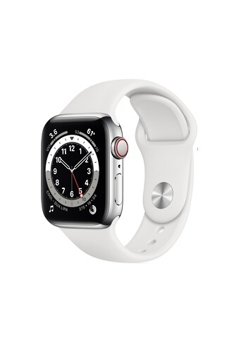 Apple Smartwatch »Series 6, GPS + Cellular, Edelstahl-Gehäuse, 40 mm mit... kaufen