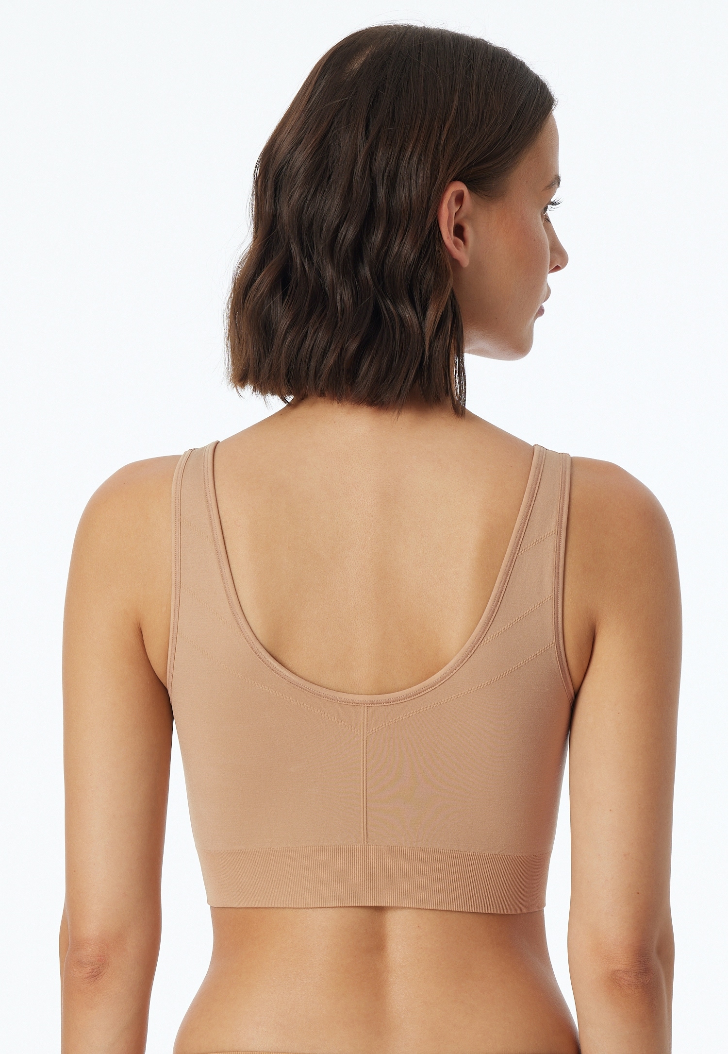 Schiesser Bustier »Casual Seamless«, 2in1, wendebar, U- oder V-Ausschnitt, ohne störende Seitennähte