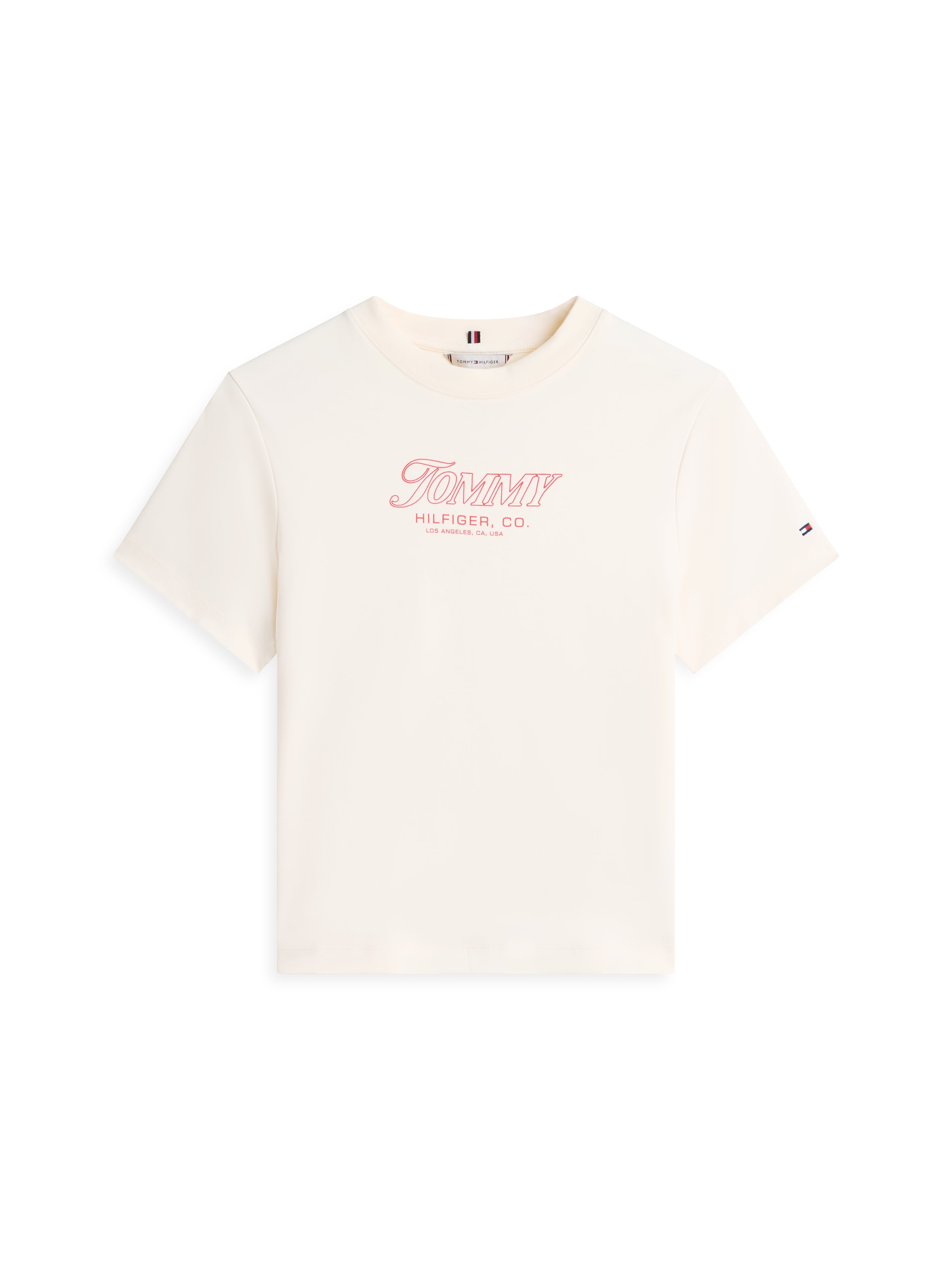 Tommy Hilfiger Kurzarmshirt »TILT GRAPHIC REG C-NK SS TEE« mit großem Logo-Print