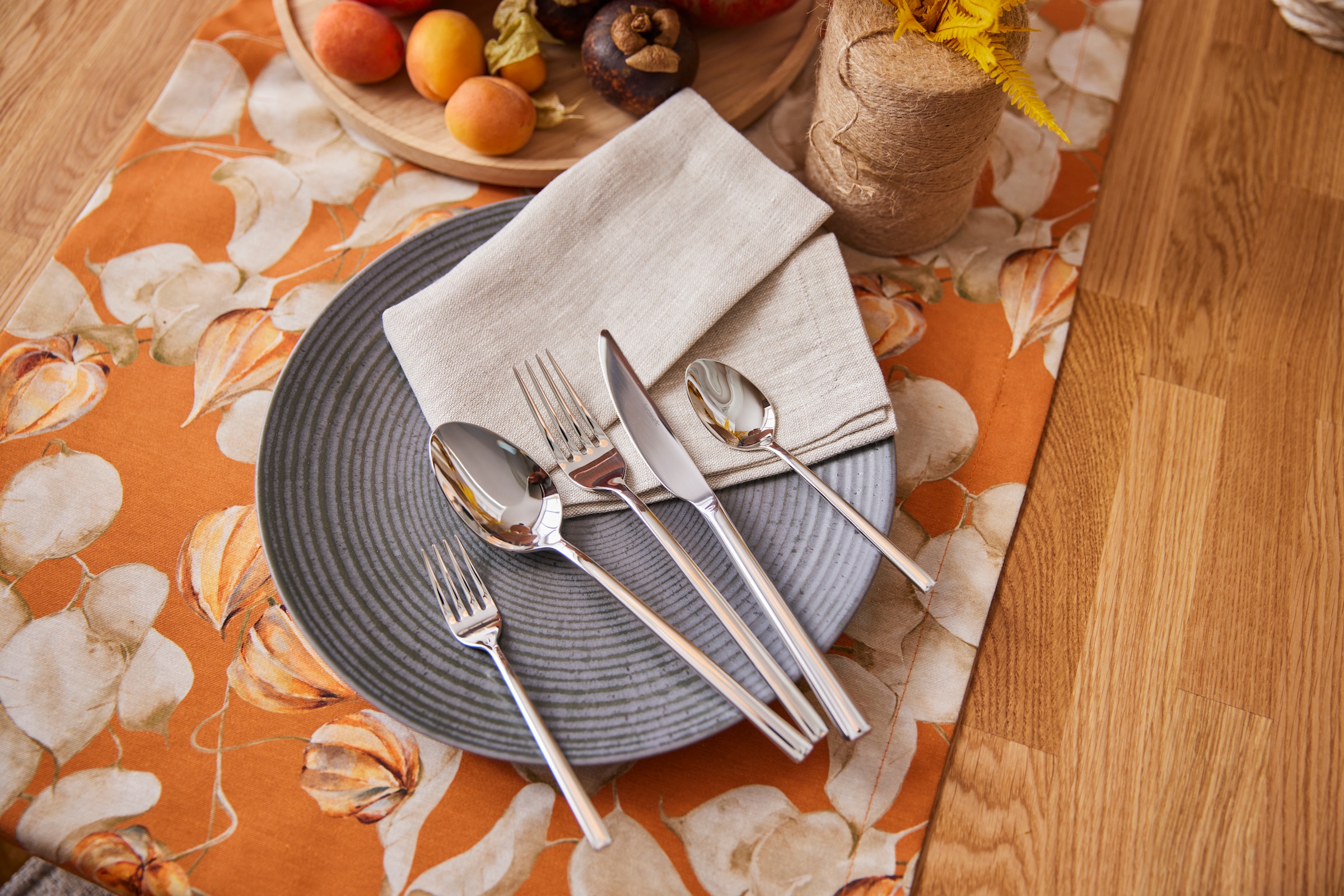 Hanseatic Besteck-Set »SMART, glänzend«, (Set, 60 tlg.), leichtes und minimalistisches Design