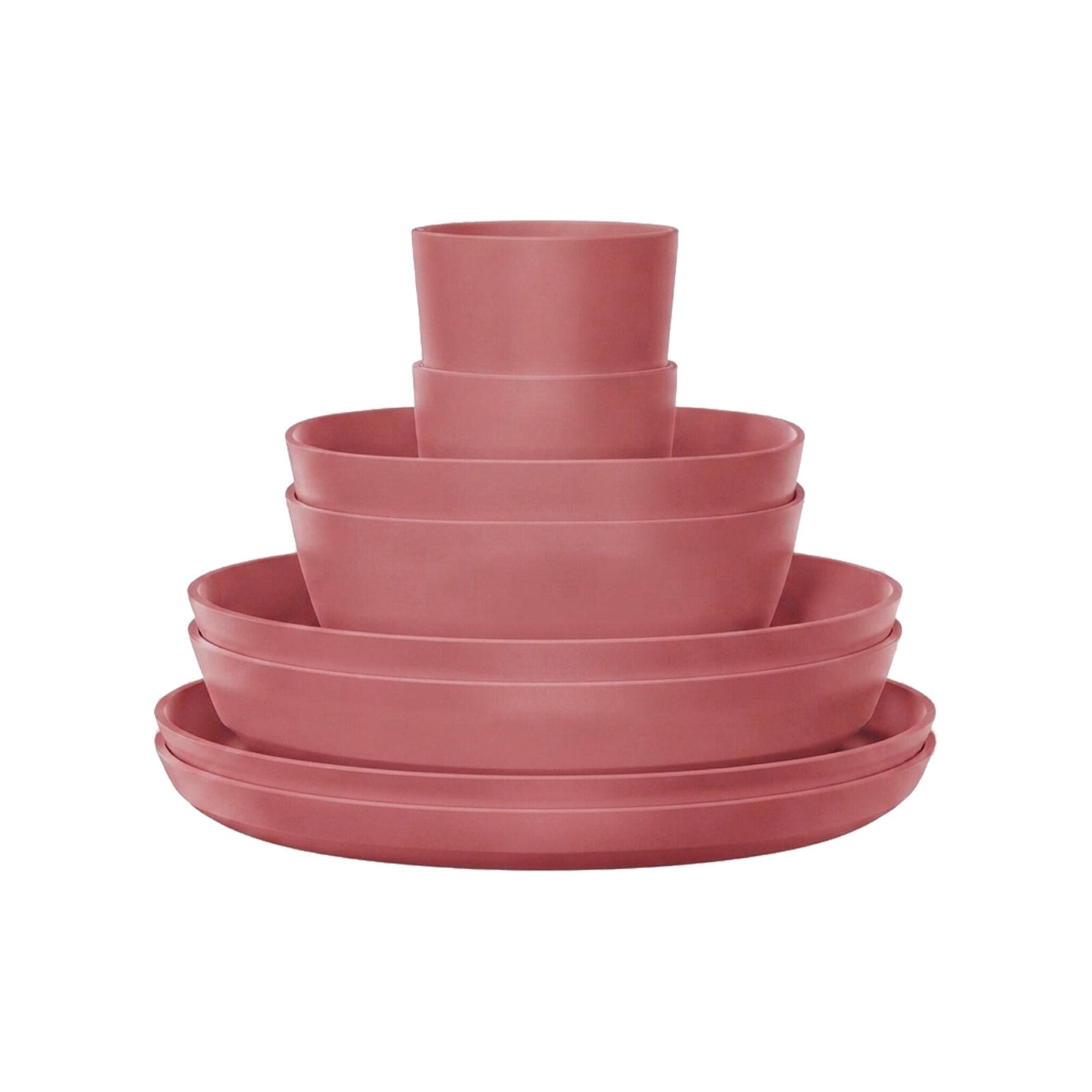 Mepal Geschirr-Set »Geschirr-Set Silueta 8-tlg.« Spülmaschinengeeignet, Mikrowellengeeignet, Gefrierfachgeeignet, Dampfgarergeeignet, max. 150 ˚C