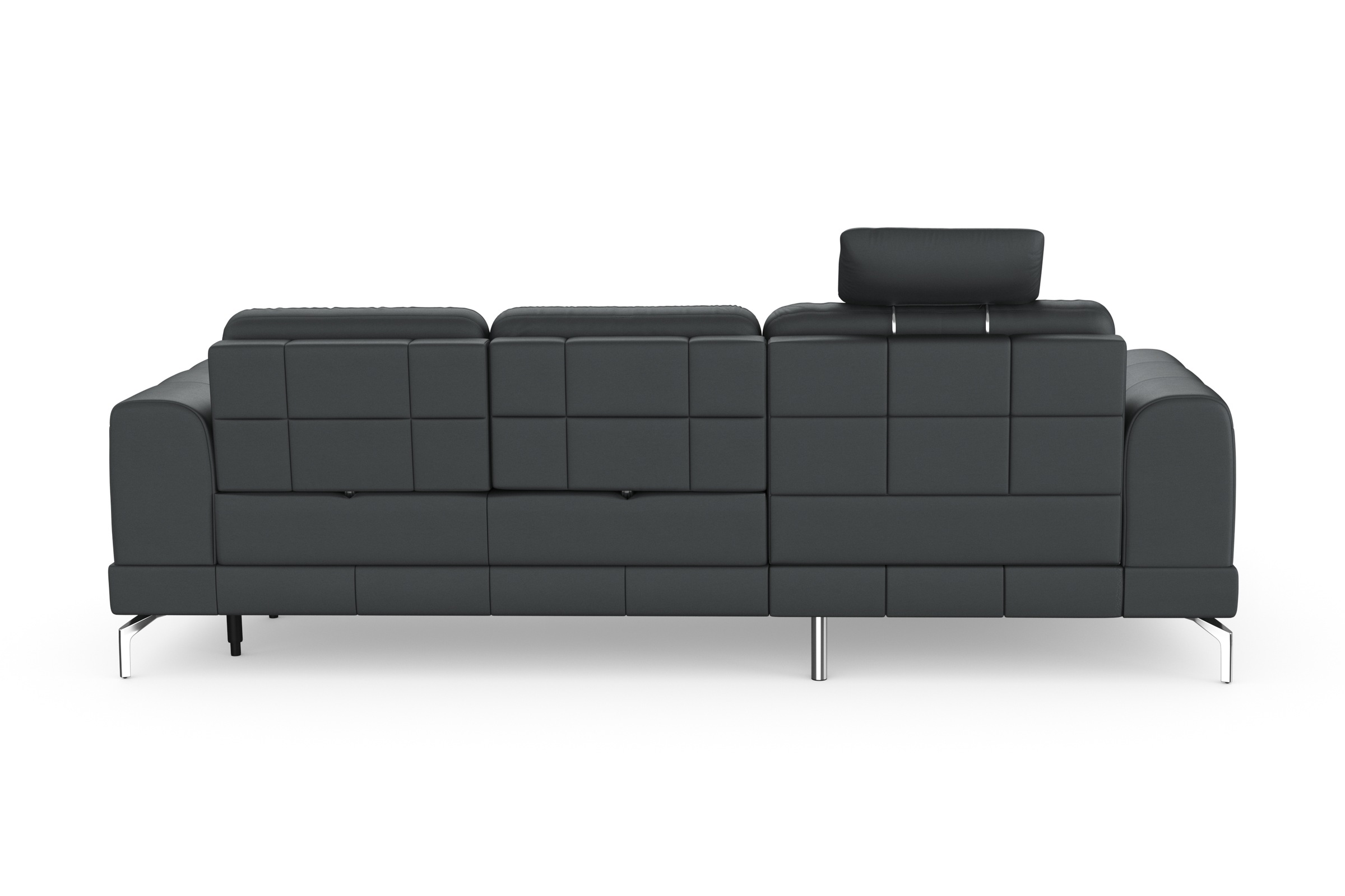 sit&more Ecksofa »Bendigo L-Form«, inklusive Sitztiefenverstellung, Bodenfreiheit 15 cm, 2 Fußfarben