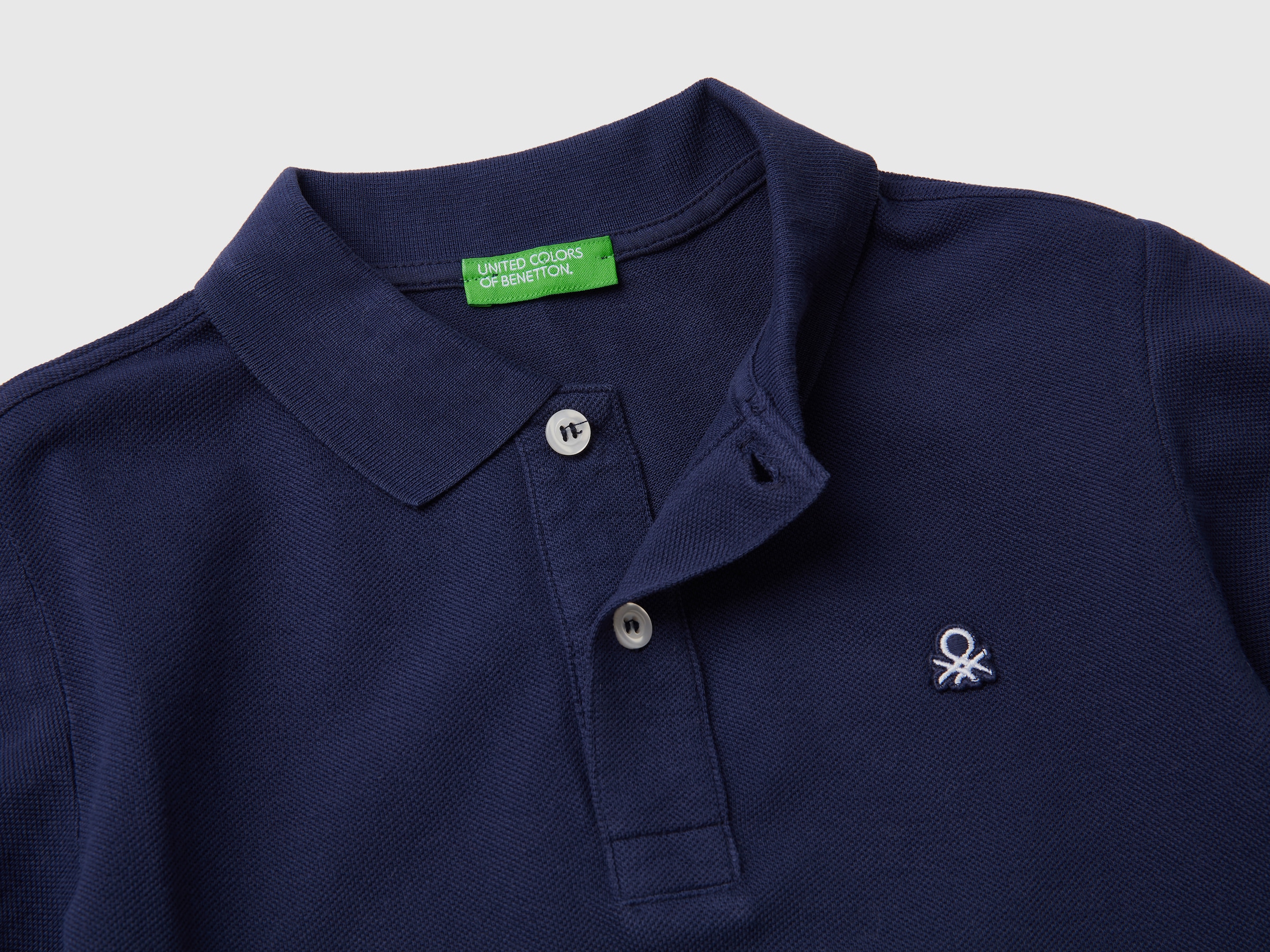 United Colors of Benetton Poloshirt, mit Markenlabel