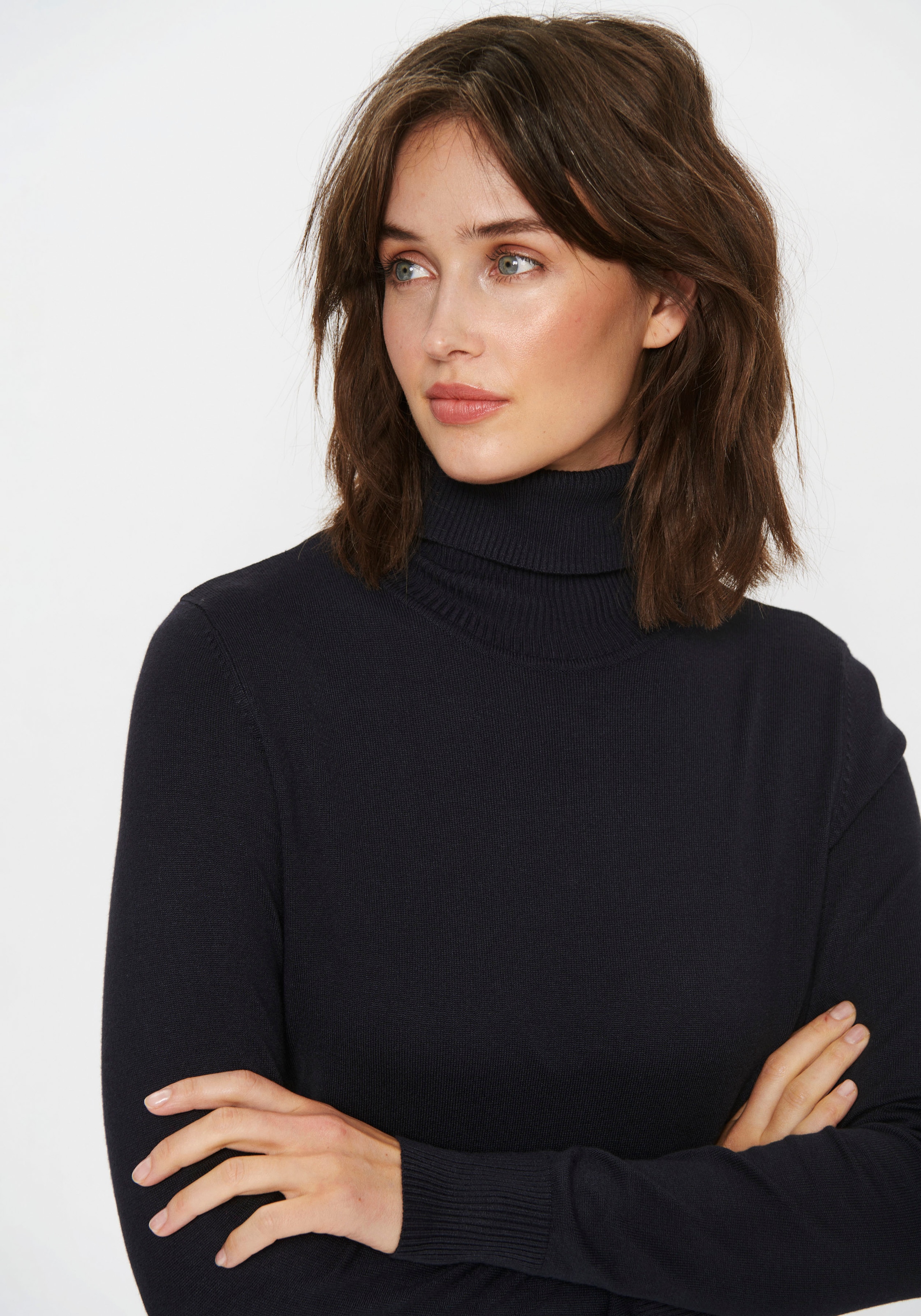 Saint Tropez Rollkragenpullover »J2046, MilaSZ Rollneck«