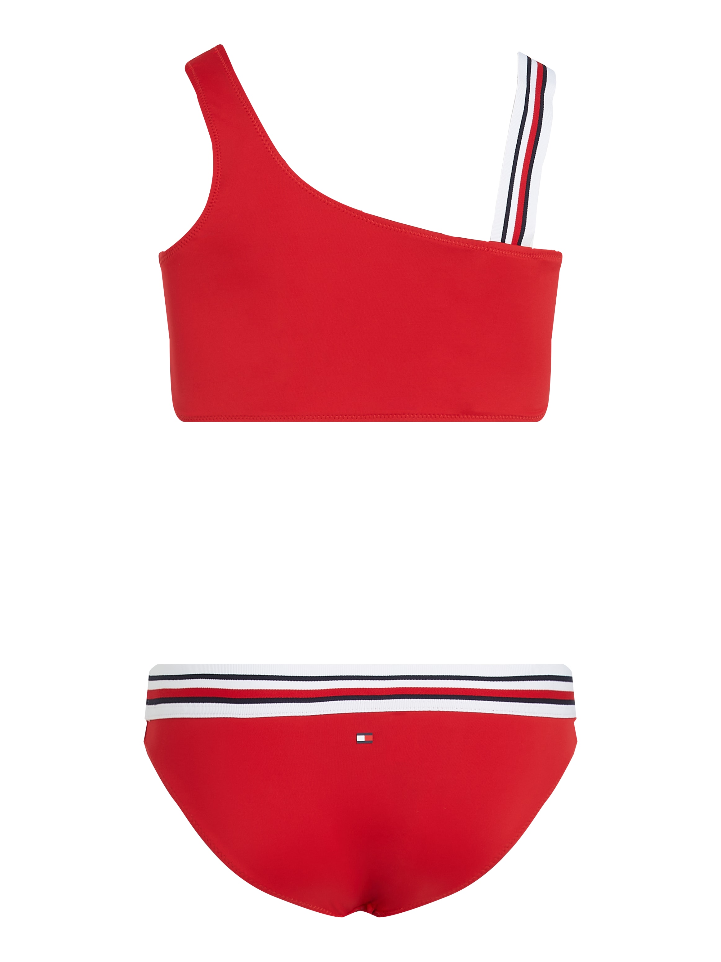 Tommy Hilfiger Swimwear Bandeau-Bikini »ONE SHOULDER BIKINI SET«, (Set, 2er), im One-Shoulder-Design