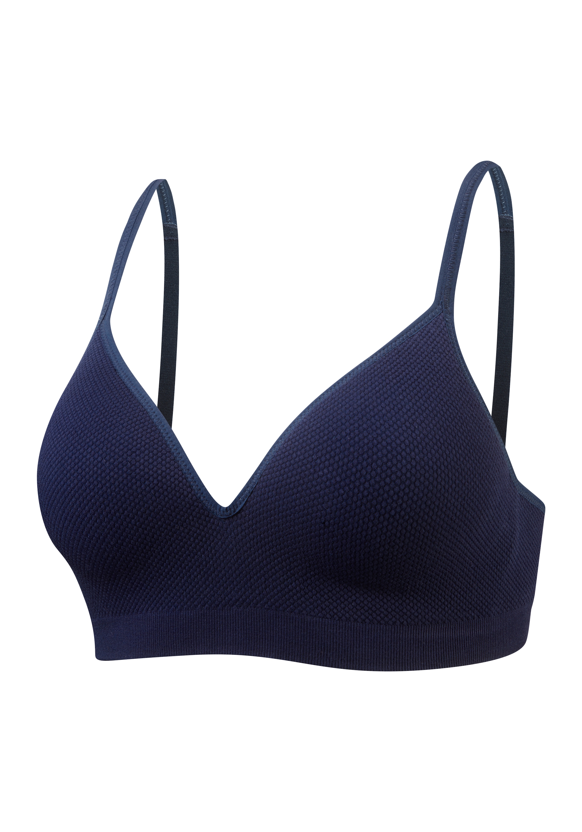 LASCANA Push-up-BH »COMFY BRA«, ohne Bügel aus weicher Baumwollqualität, Basic Dessous