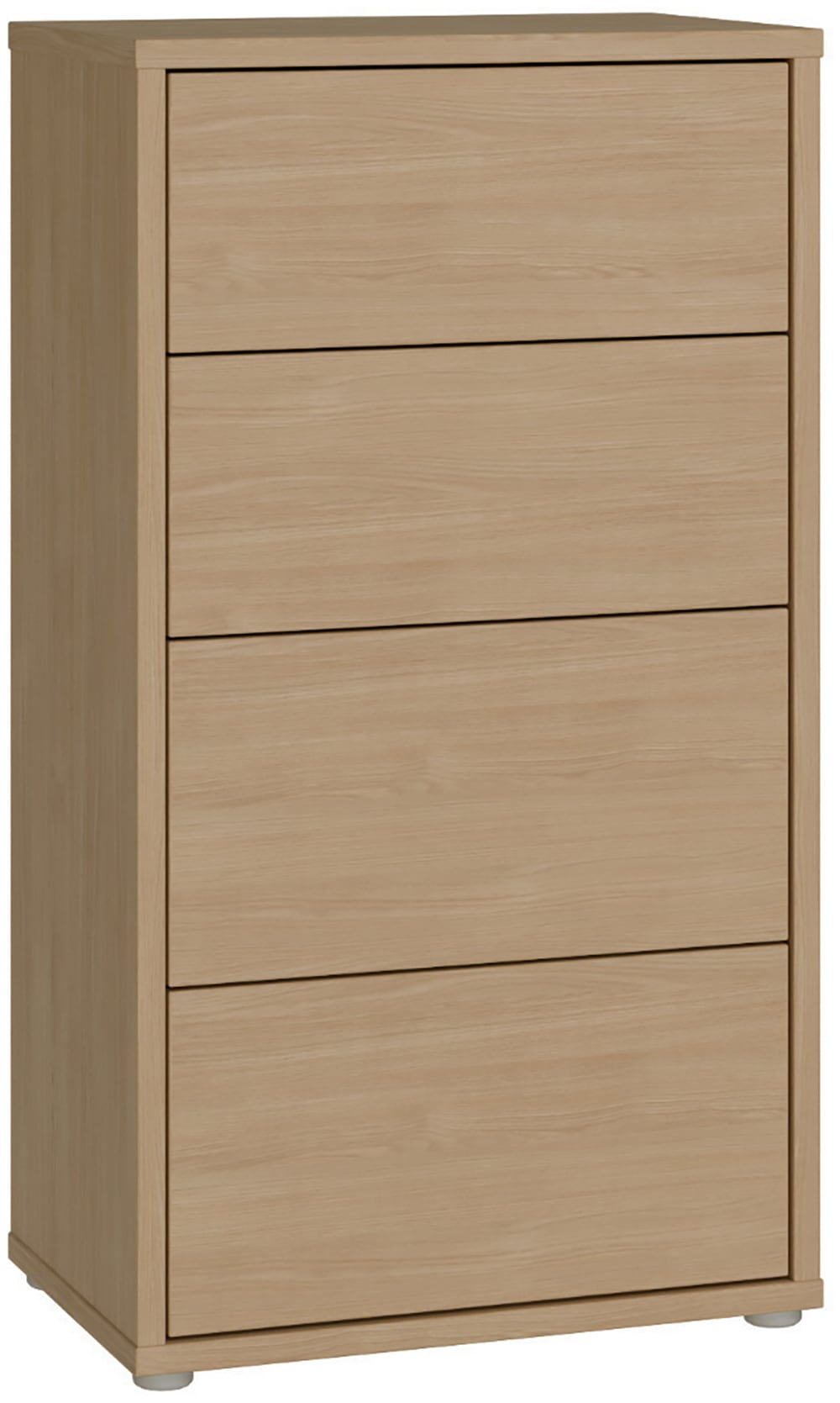 FORTE Kommode »Alice Springs, Kommode Höhe 99,1 cm, 4 Schubkästen« Schubkästen mit Vollauszug, Grifflos, Push to open