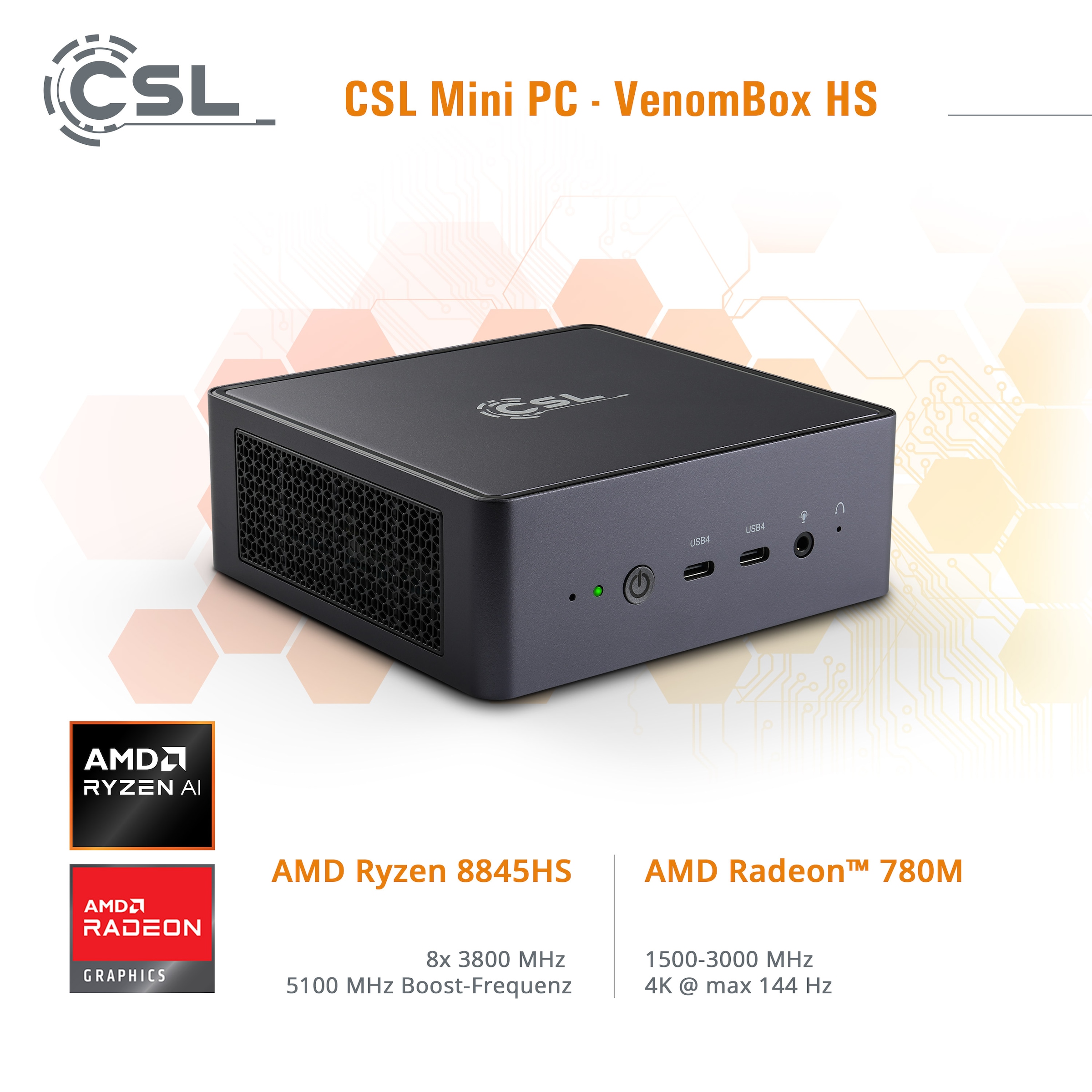 CSL Gaming-PC »VenomBox 8845 HS Windows 11 Pro«