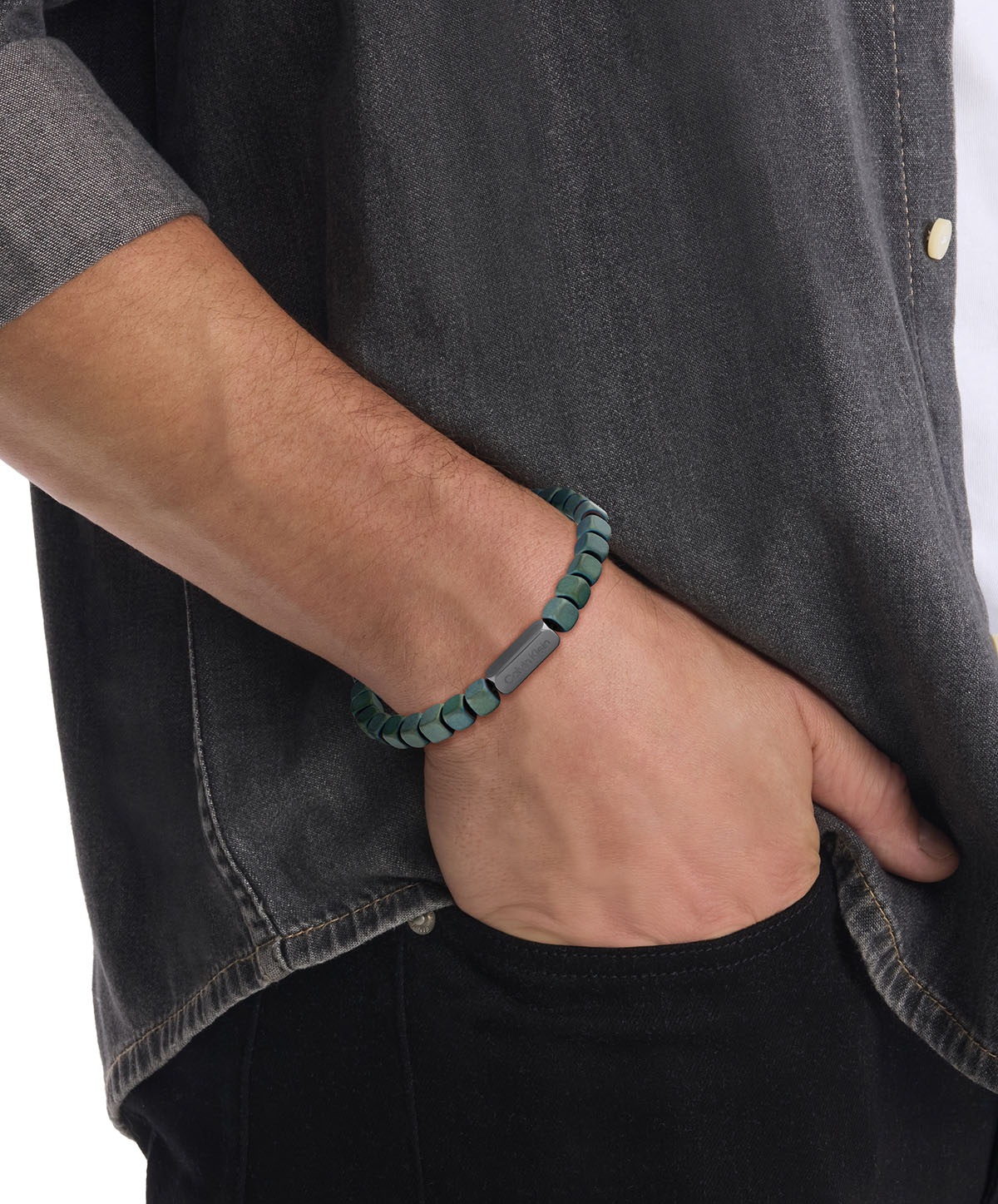 Calvin Klein Armband »MODERN SQUARE, 35100059, 35100060, 35100061«, mit Hämatit