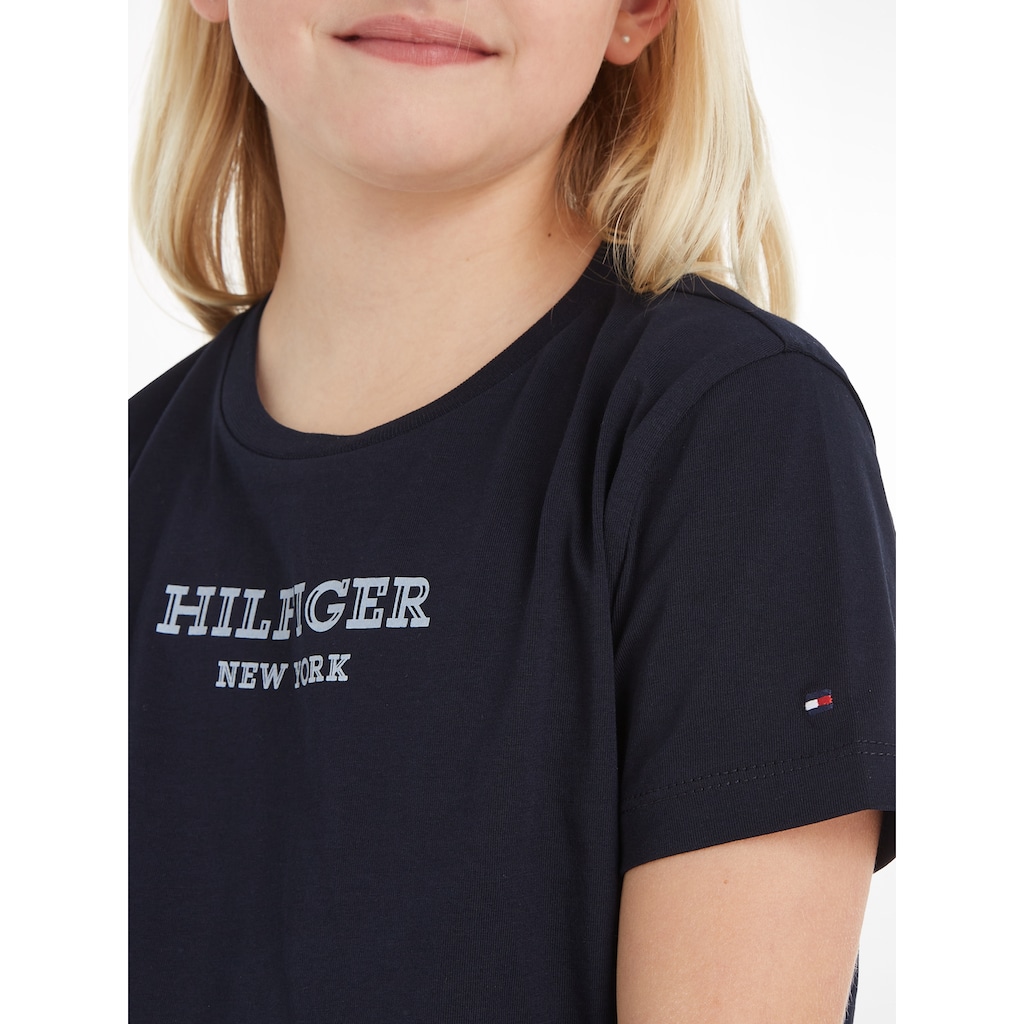 Tommy Hilfiger T-Shirt »MONOTYPE FOIL PRINT TEE S/S«