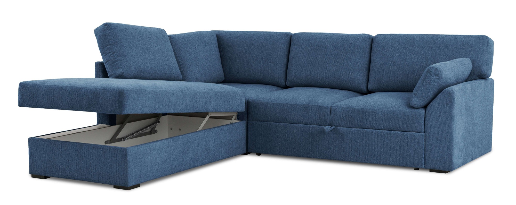 Home affaire Ecksofa »Citry«, Breite 242 cm, Chenille, Bettfunktion, Bettkasten, L-Form