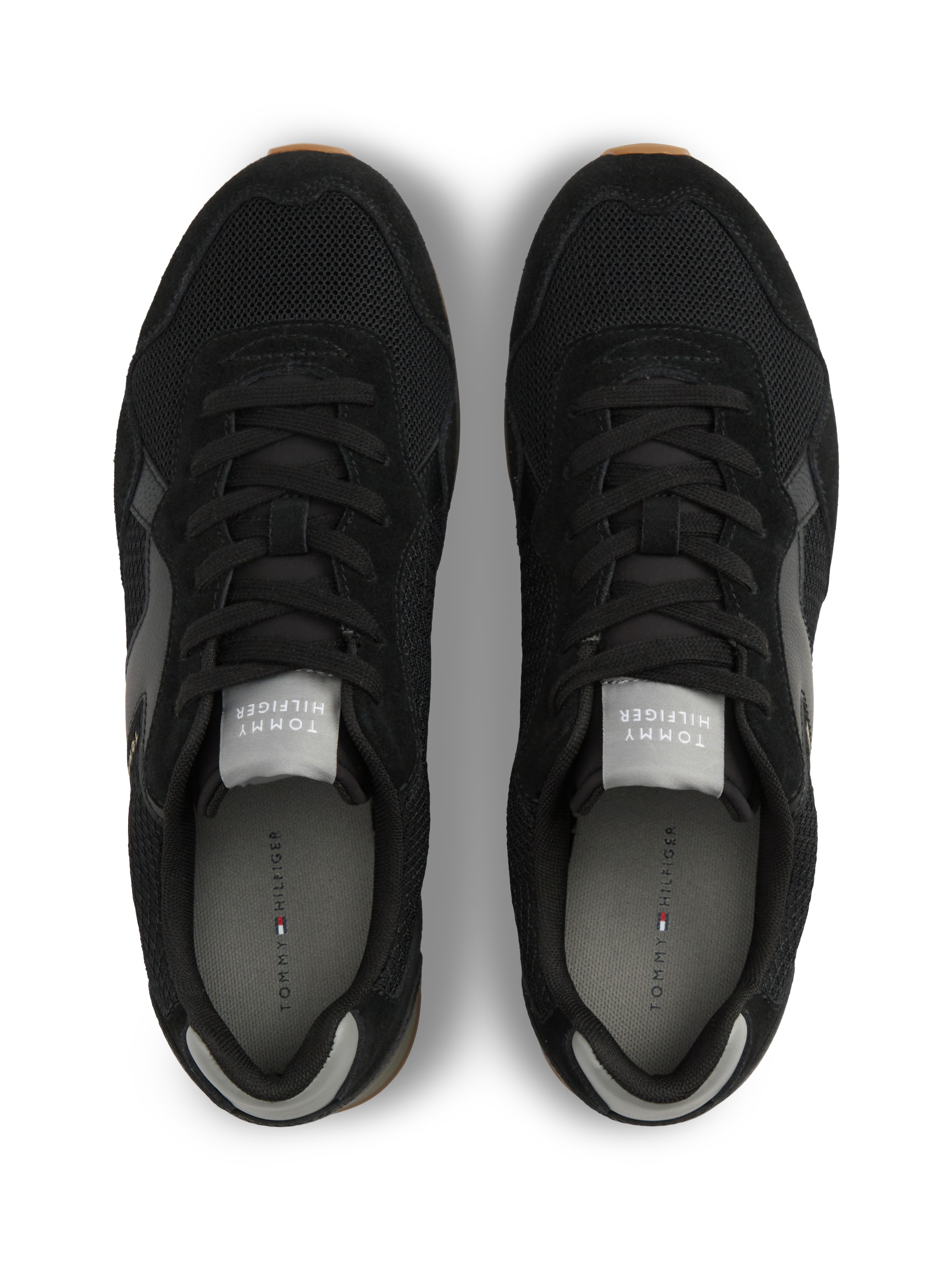 Tommy Hilfiger Sneaker »T HILFIGER CORE MIX RUNNER«  Schnürschuh, Halbschuh, Freizeitschuh mit Kontrastbesätzen