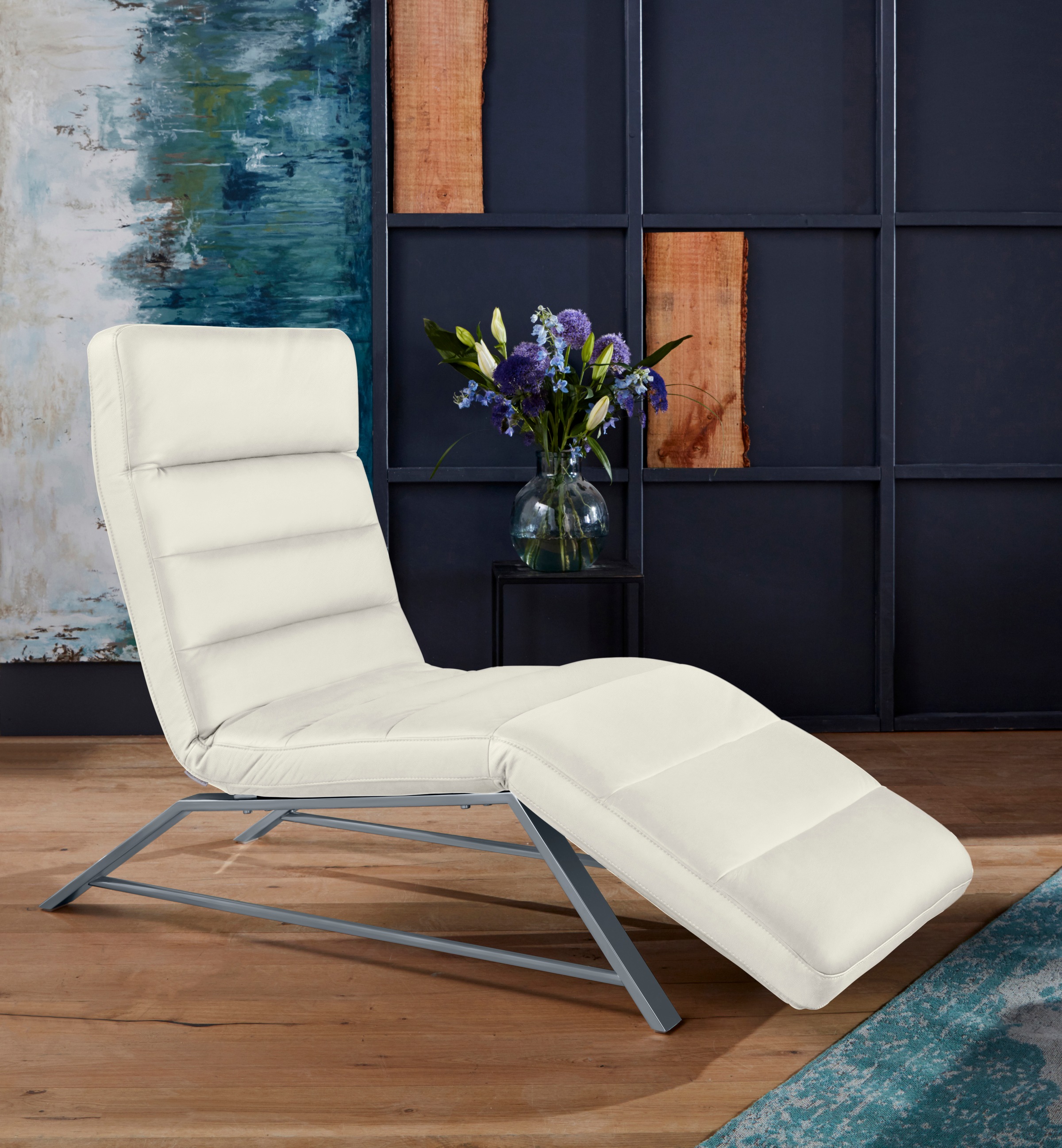 W.SCHILLIG Relaxliege »daily dreams«, Funktionsliege wahlweise mit Motor, Gestell matt, Breite 75 cm