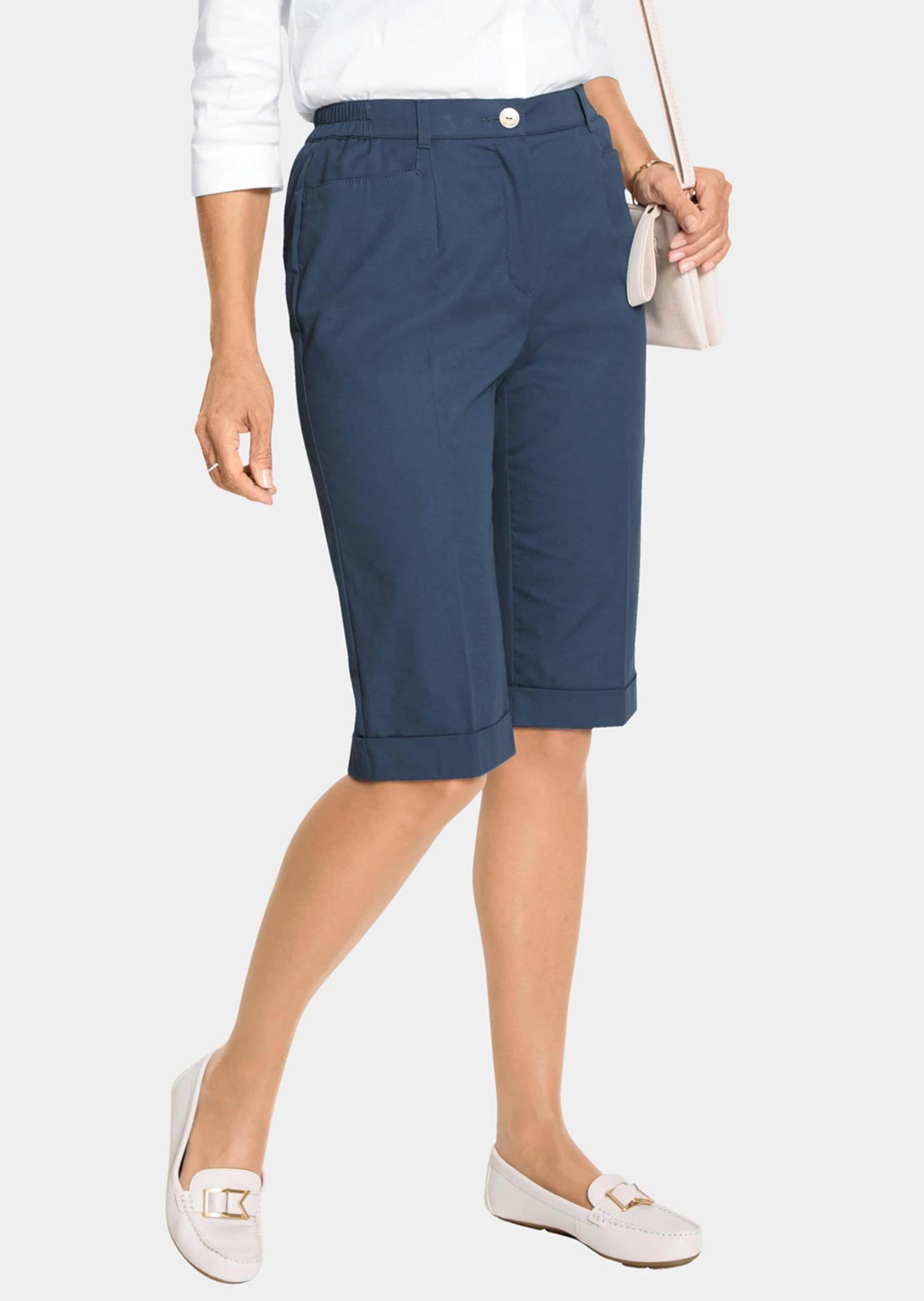 GOLDNER 7/8-Hose »Kurzgröße Bermuda-Baumwollhose Carla«
