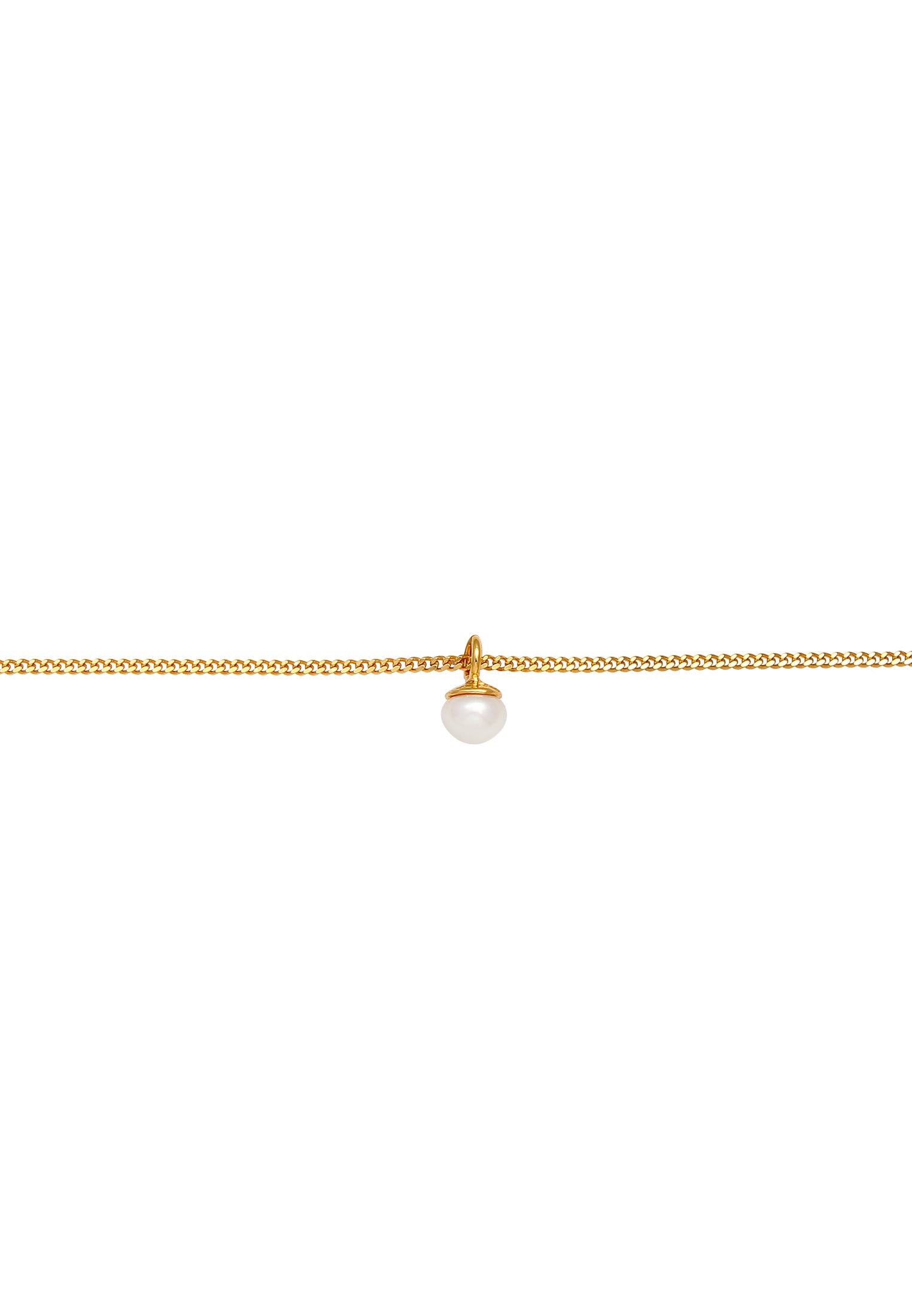 Elli Choker »Halskette Choker Süßwasserperle Anhänger Klassik 925 Silber«