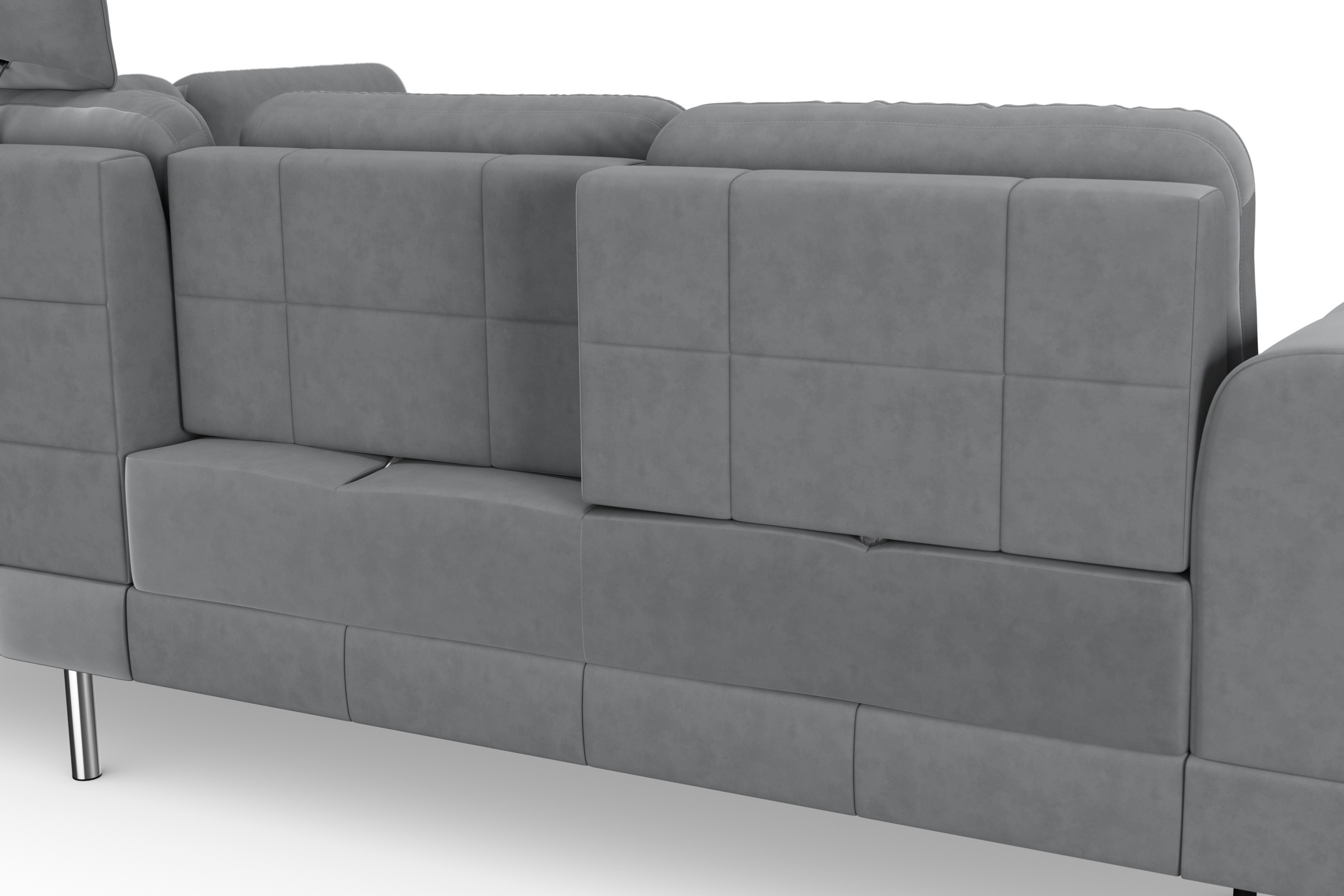 sit&more Ecksofa »Bendigo L-Form« inklusive Sitztiefenverstellung, Bodenfreiheit 15 cm, in 2 Fußfarben