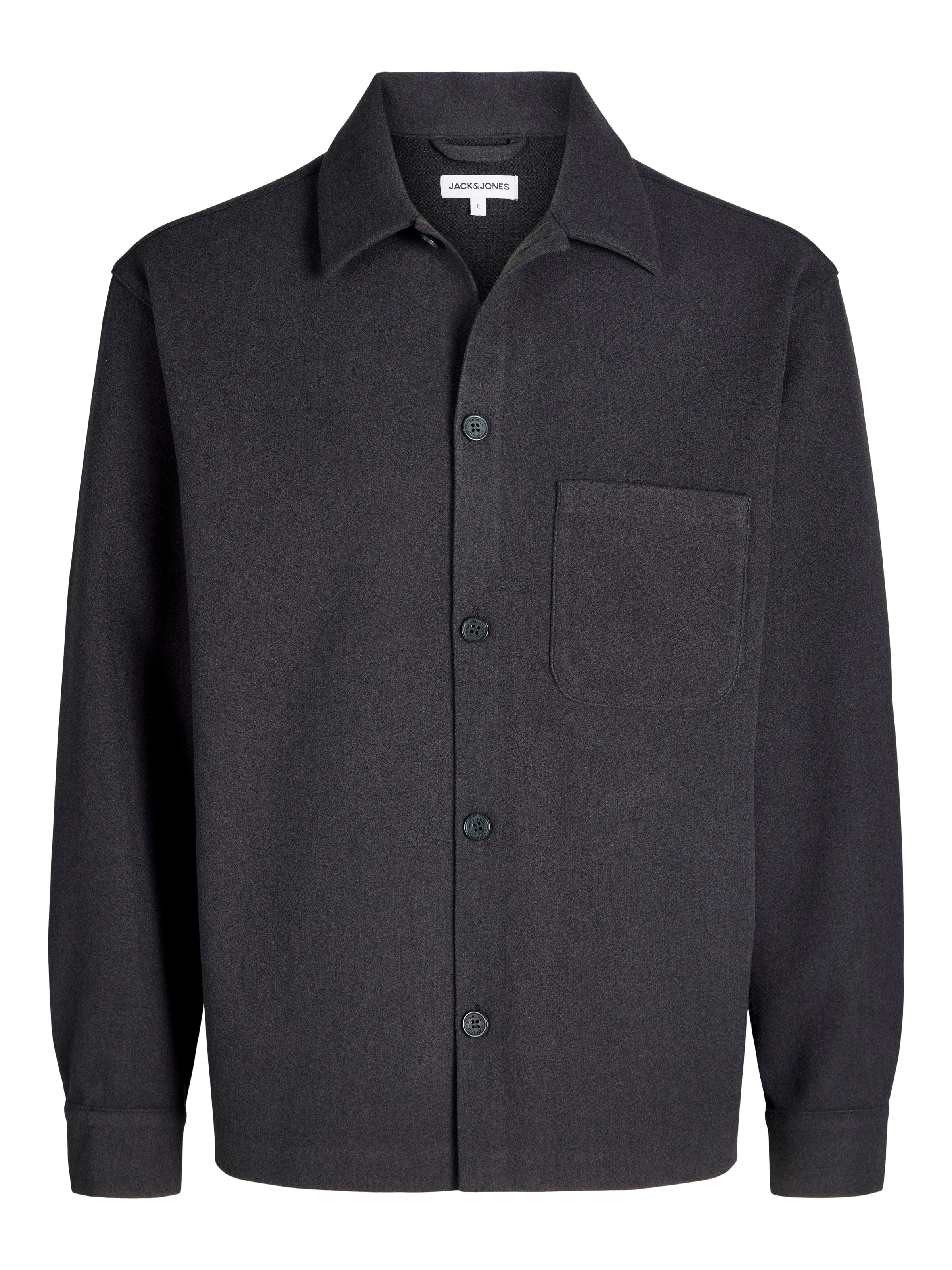 Jack & Jones Langarmhemd »JJEREGENT OVERSHIRT LS SN« Polyester, relaxed fit