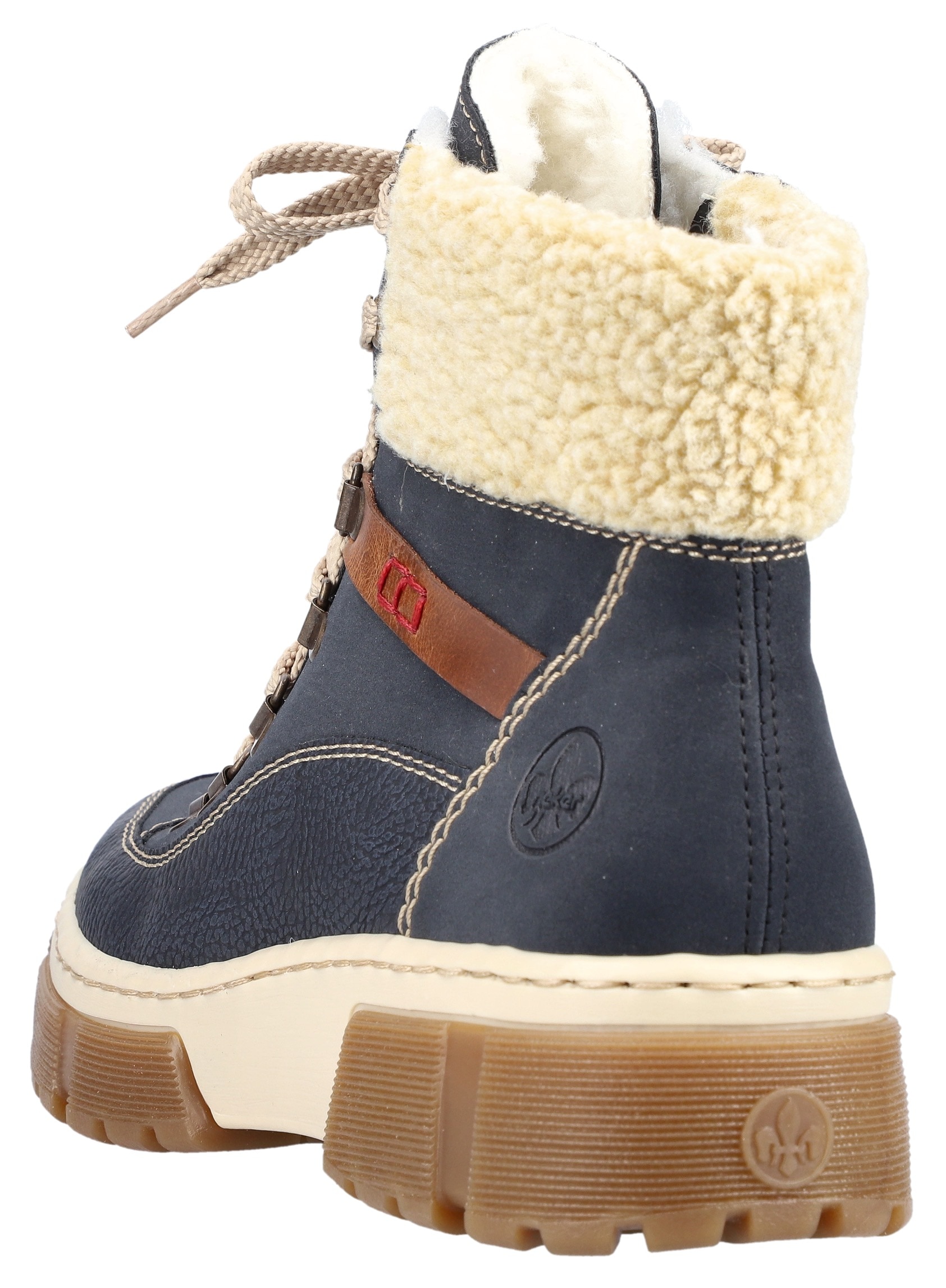 Rieker Winterboots, Schnürboots, Winterstiefelette mit Warmfutter ausgestattet