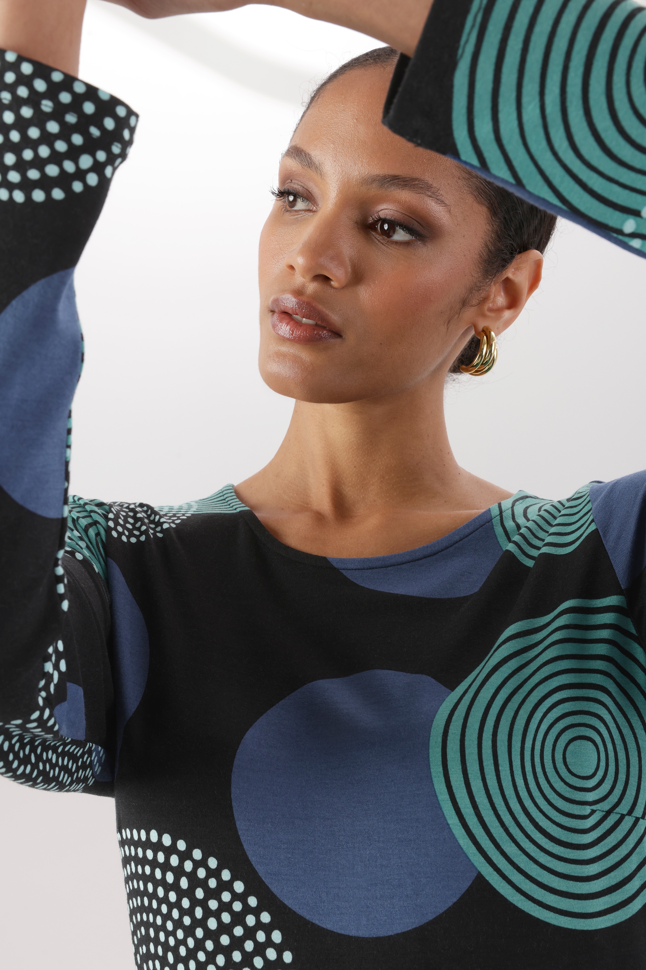 Aniston SELECTED Maxikleid mit etwas weiter schwingendem Rockteil - NEUE KOLLEKTION