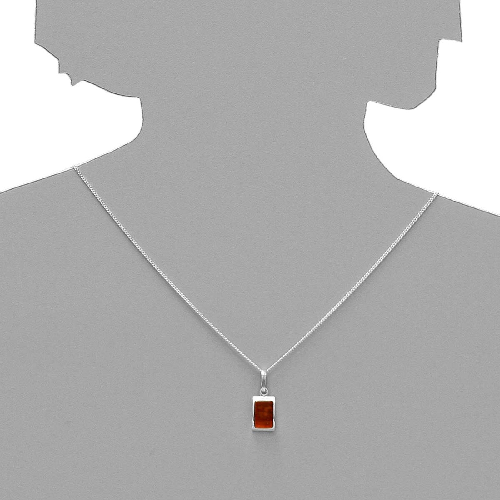 OSTSEE-SCHMUCK Kettenanhänger »- Stefania - Silber 925/000 - Bernstein«
