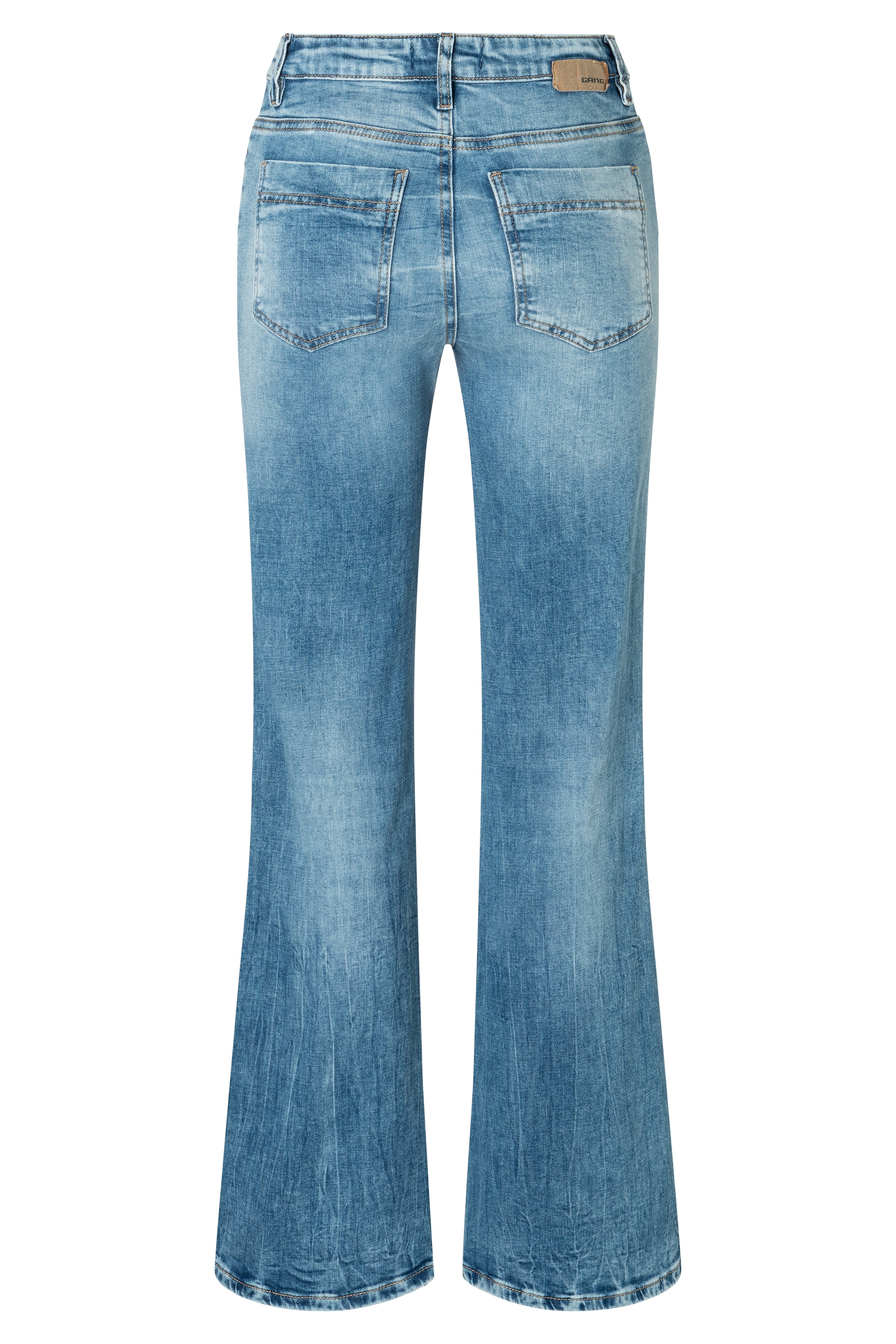 GANG Bootcut-Jeans »94 JESSI FLARED«, im angesagten Leo Muster