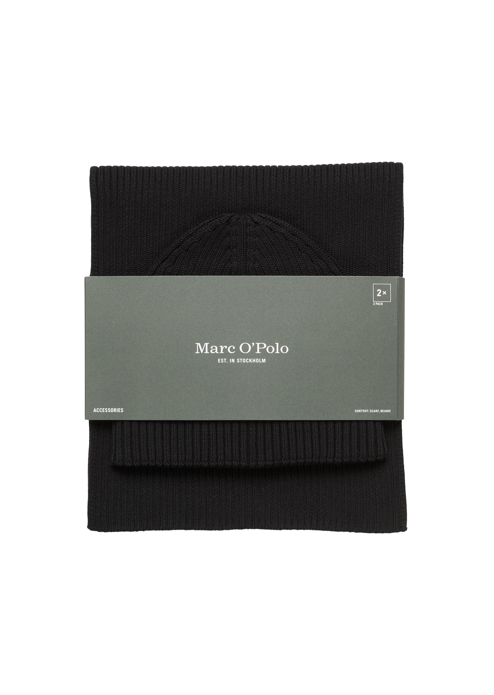 Marc O'Polo Beanie »Set mit Schal« 2 Stk. Einheitsgröße