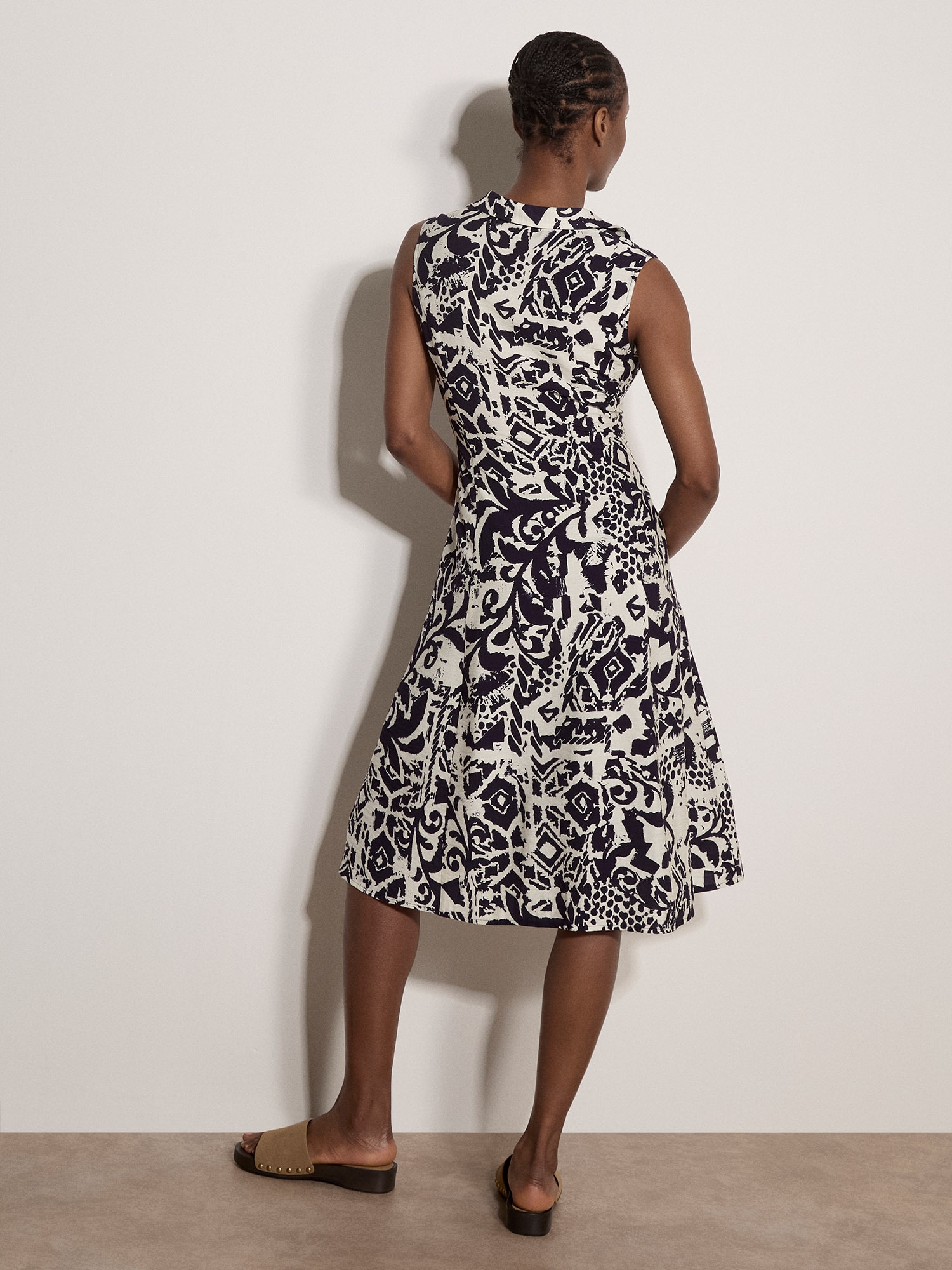 Apricot Midikleid »Maxikleid« mit abstraktem Muster