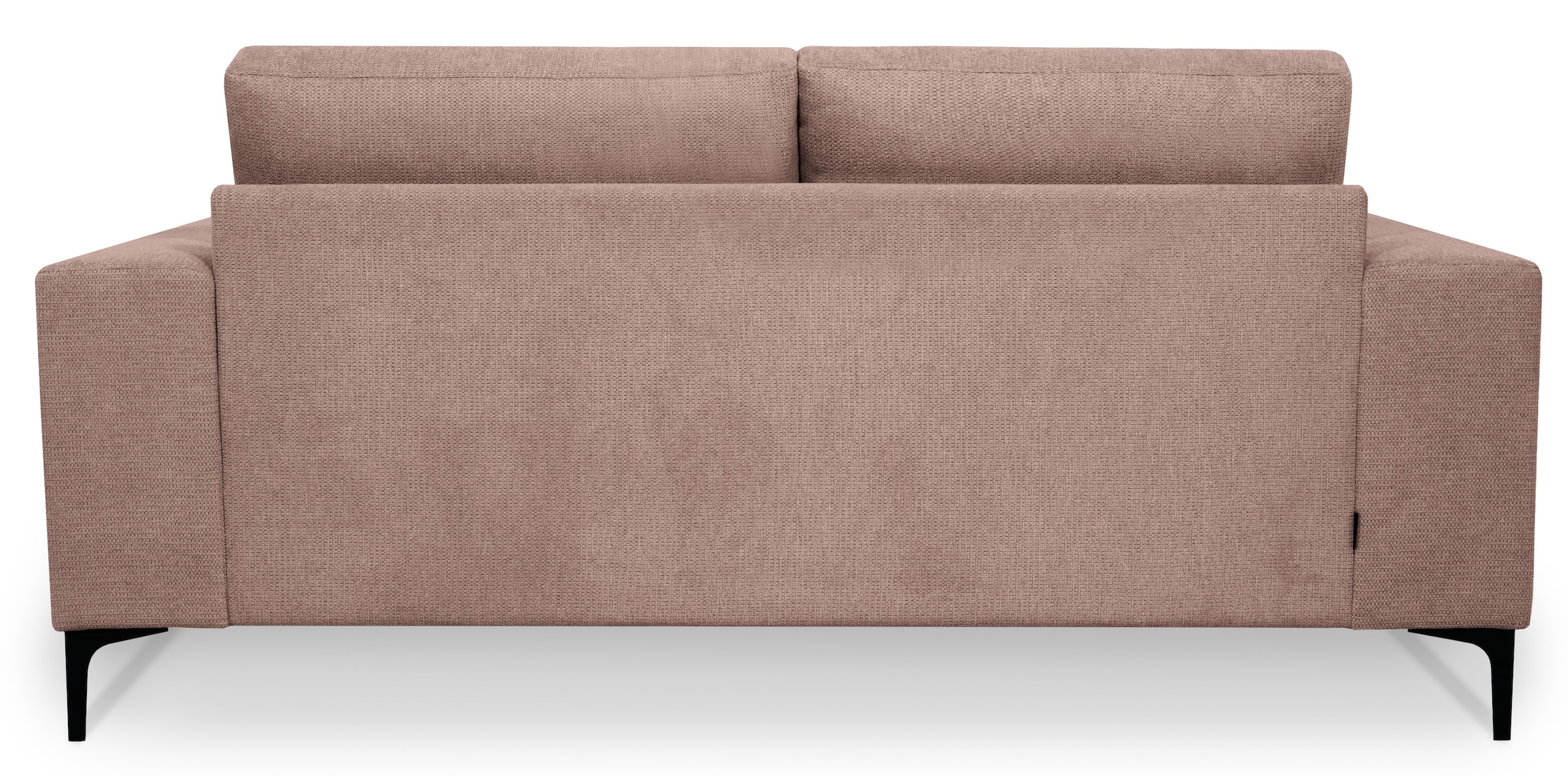 Places of Style 2-Sitzer »Xander«, Breite 164 cm, Webstoff, Soft-Touch Chenille, schwarze Metallfüße