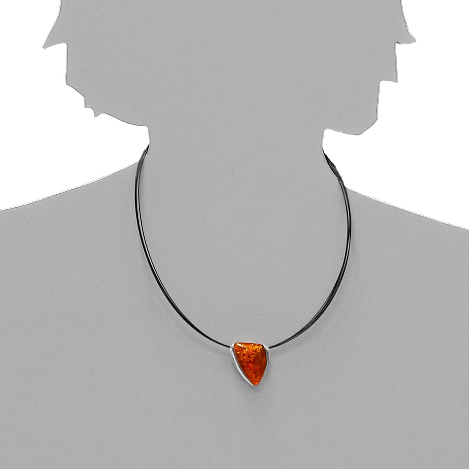 OSTSEE-SCHMUCK Kettenanhänger »- Gleiter-Lara - Silber 925/000 - Bernstein«