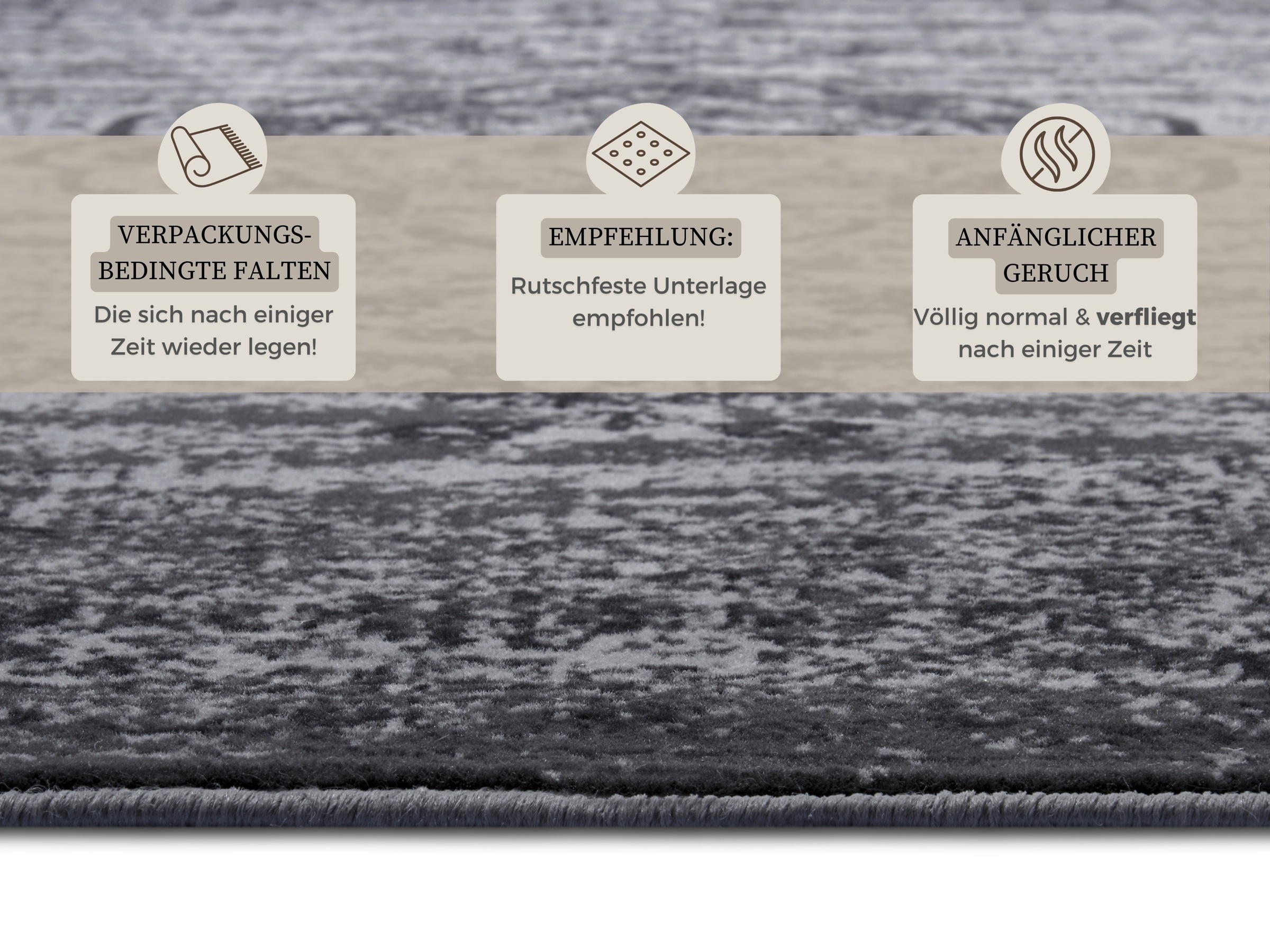 HANSE Home Teppich »Meridional«, rechteckig, 9 mm Höhe, Orientalisch, Orient, Kurzflor, Wohnzimmer, Schlafzimmer, Vintage