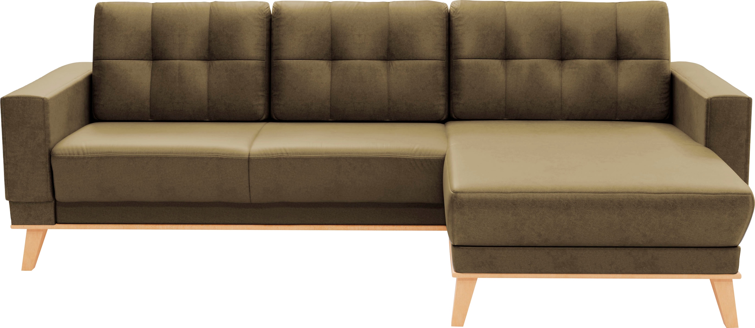 sit&more Ecksofa »Lavida L-Form«, wahlweise mit Kippfunktion und Bettkasten