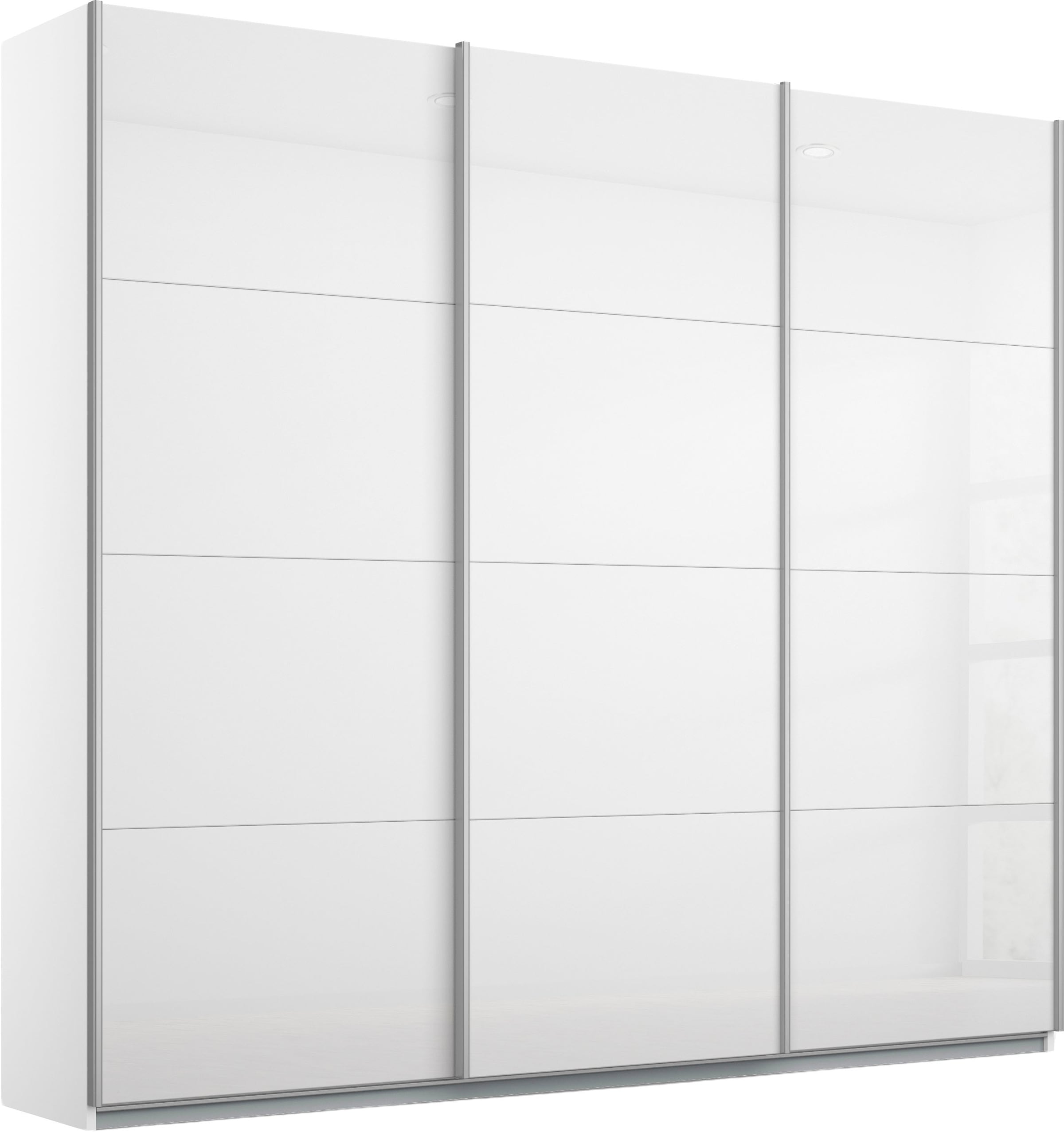 rauch Schwebetürenschrank »Kleiderschrank Schrank Garderobe KOLUNA mit Hochglanz-Front« 3 Ausstattungen BASIC/CLASSIC/PREMIUM (inkl. SOFT-CLOSE-FUNKTION),  Breiten 203/271/315/360 cm Höhen 210/229 cm MADE IN GERMANY
