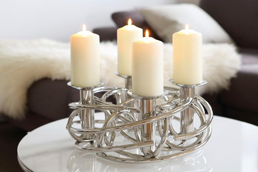 Einfach silber Kerzenhalter bestellen im OTTO Shop Online
