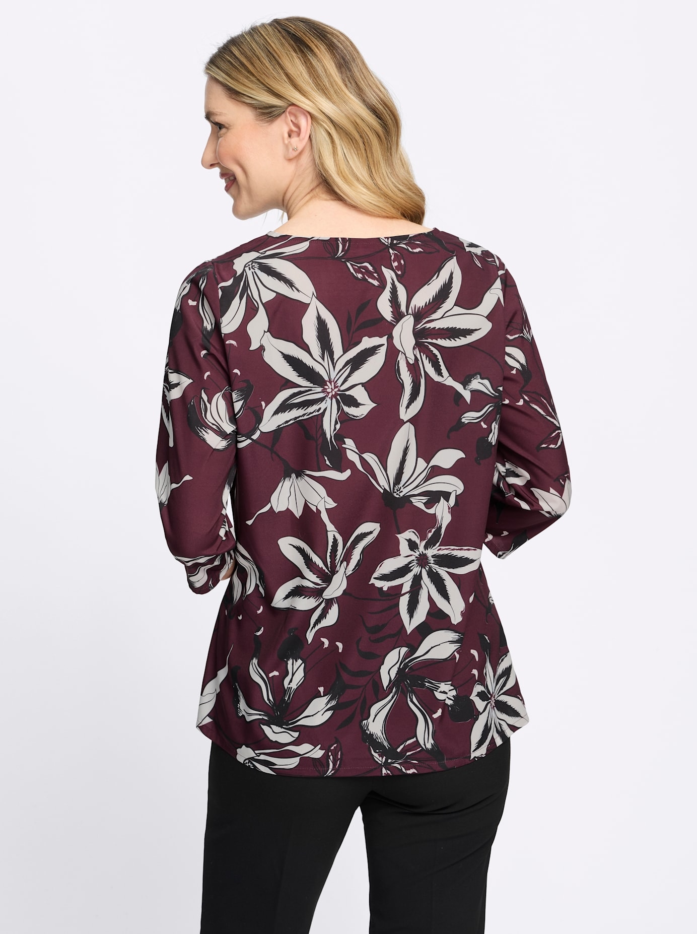 Classic Basics Druckbluse