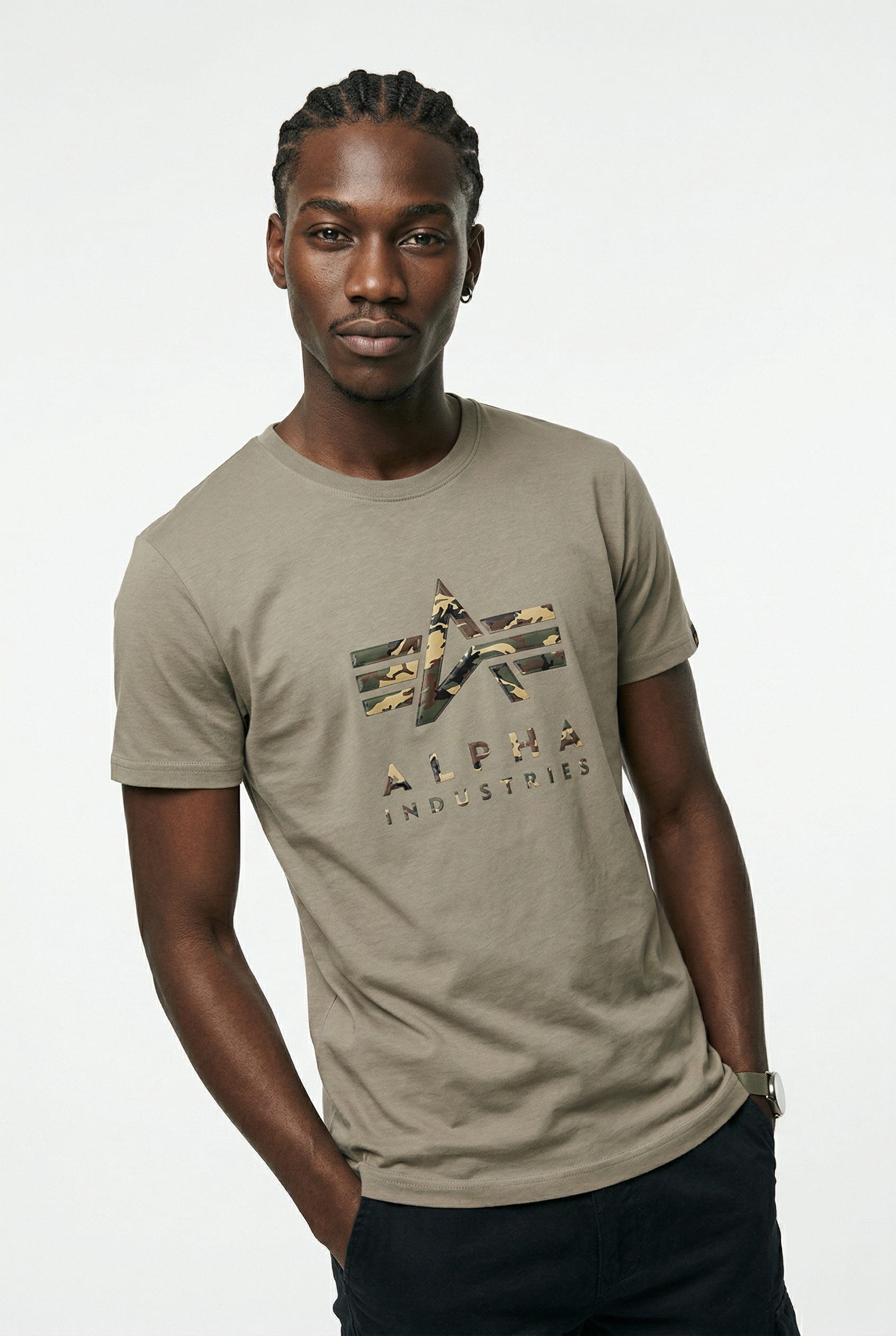 Alpha Industries Kurzarmshirt »Camo PP T«