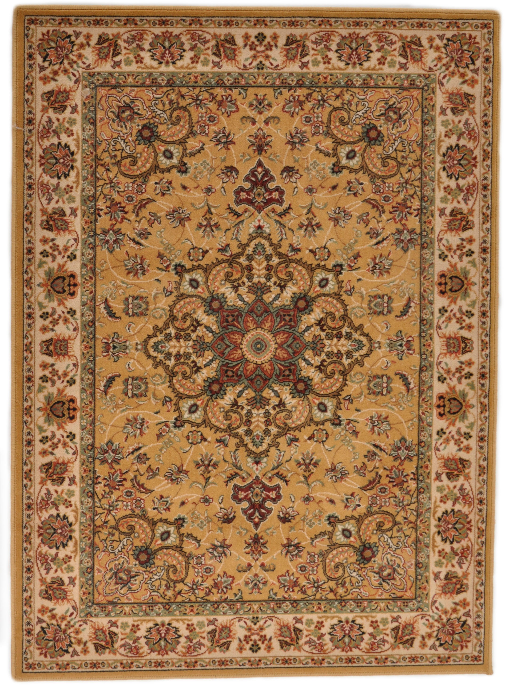 THEKO Wollteppich »Turan 859«, rechteckig, 12 mm Höhe, reine Wolle, Orient-Optik, ideal im Wohnzimmer & Schlafzimmer