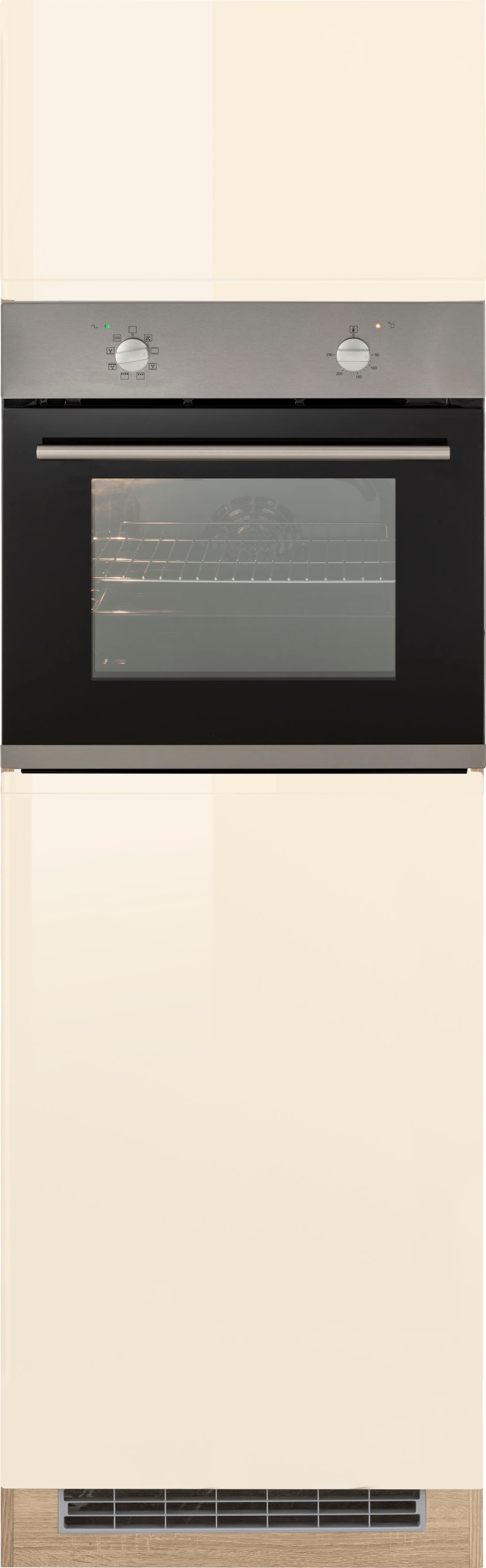 KOCHSTATION Backofen/Kühlumbauschrank »KS-Virginia«, 200 cm hoch, 60 cm breit, Nische für Ofen B/H/T: 56/59/55 cm