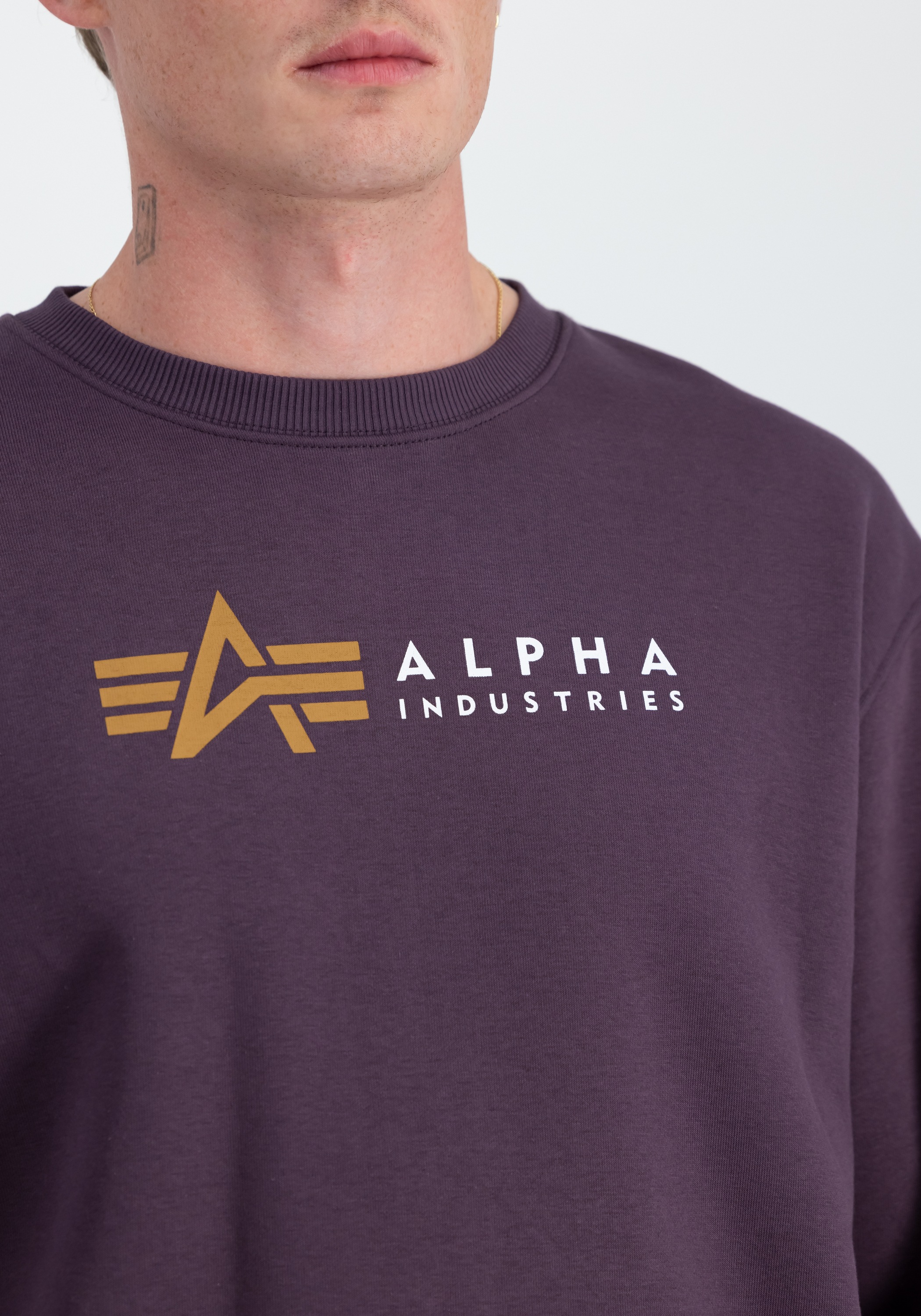 Alpha Industries Sweater »Alpha Label Sweatshirt Sweatshirt«