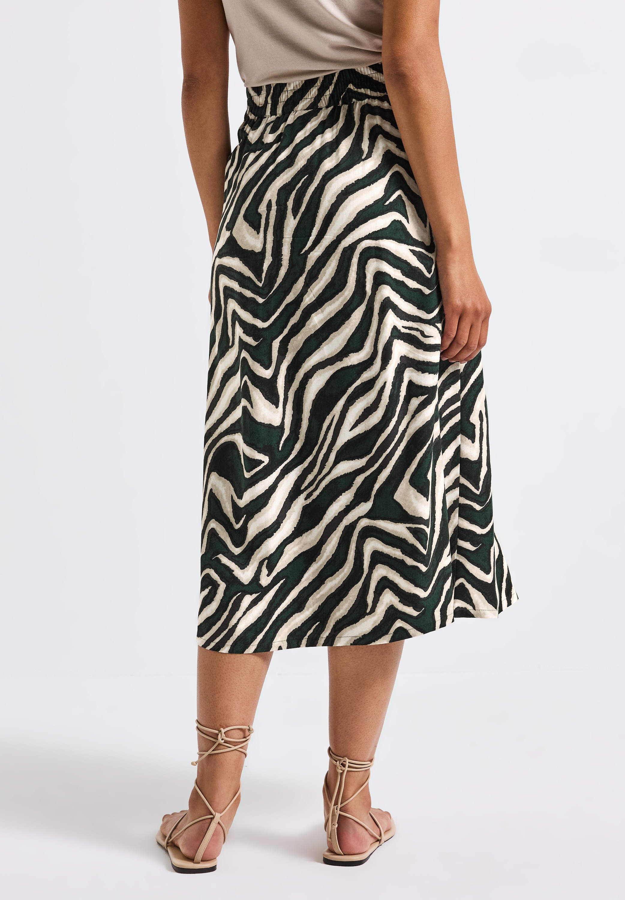 STREET ONE Midirock, mit Animal-Print