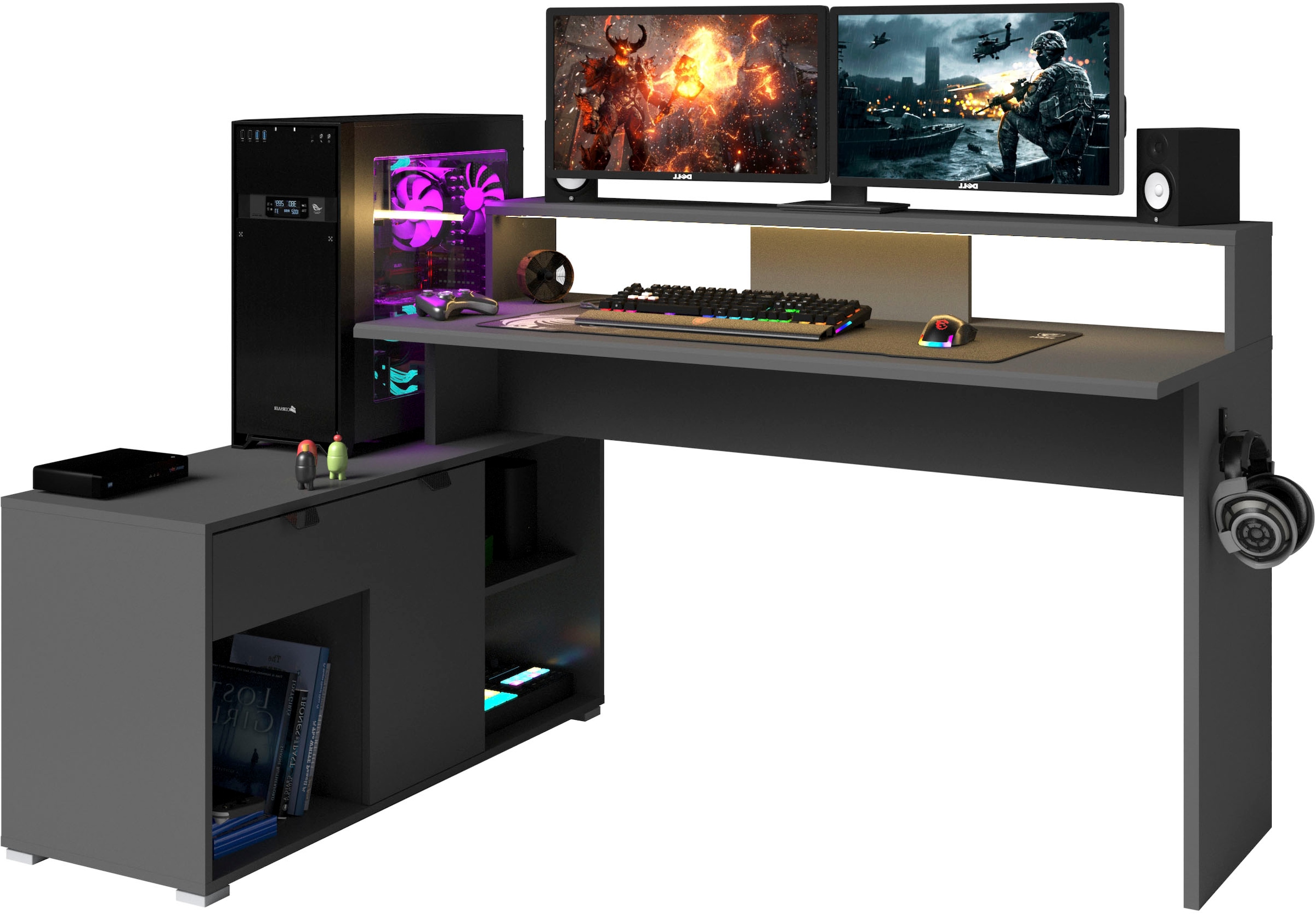 Parisot Gamingtisch »Work 11« Set, Ecklösung möglich, 2 Stk. tlg.