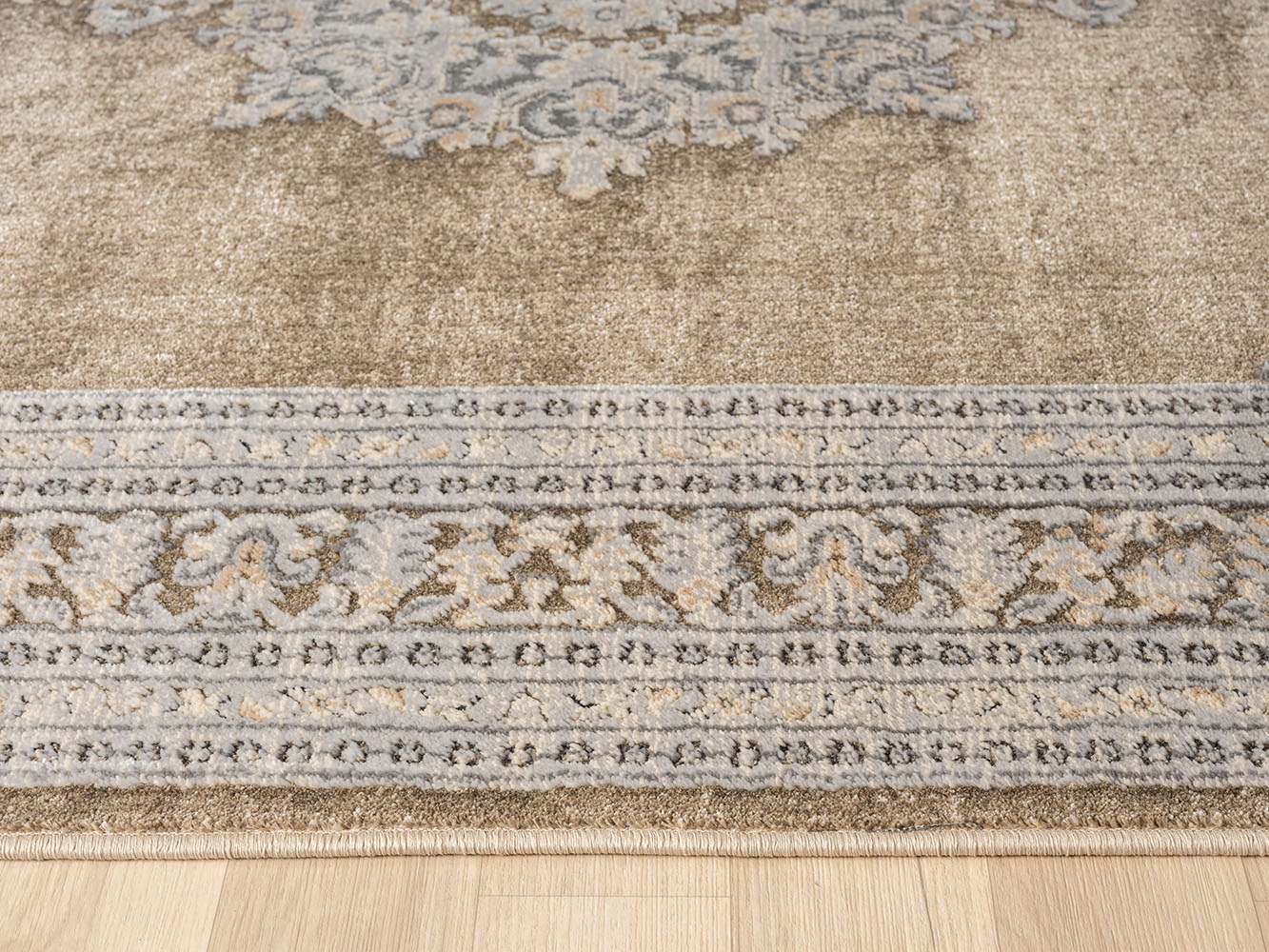 OTTO home Teppich »Banli, Vintage-Look, Orient-Optik« rechteckig 9 mm Höhe dezenter Glanz, Schrumpf-Garn-Effekt, Wohnzimmer, Schlafzimmer