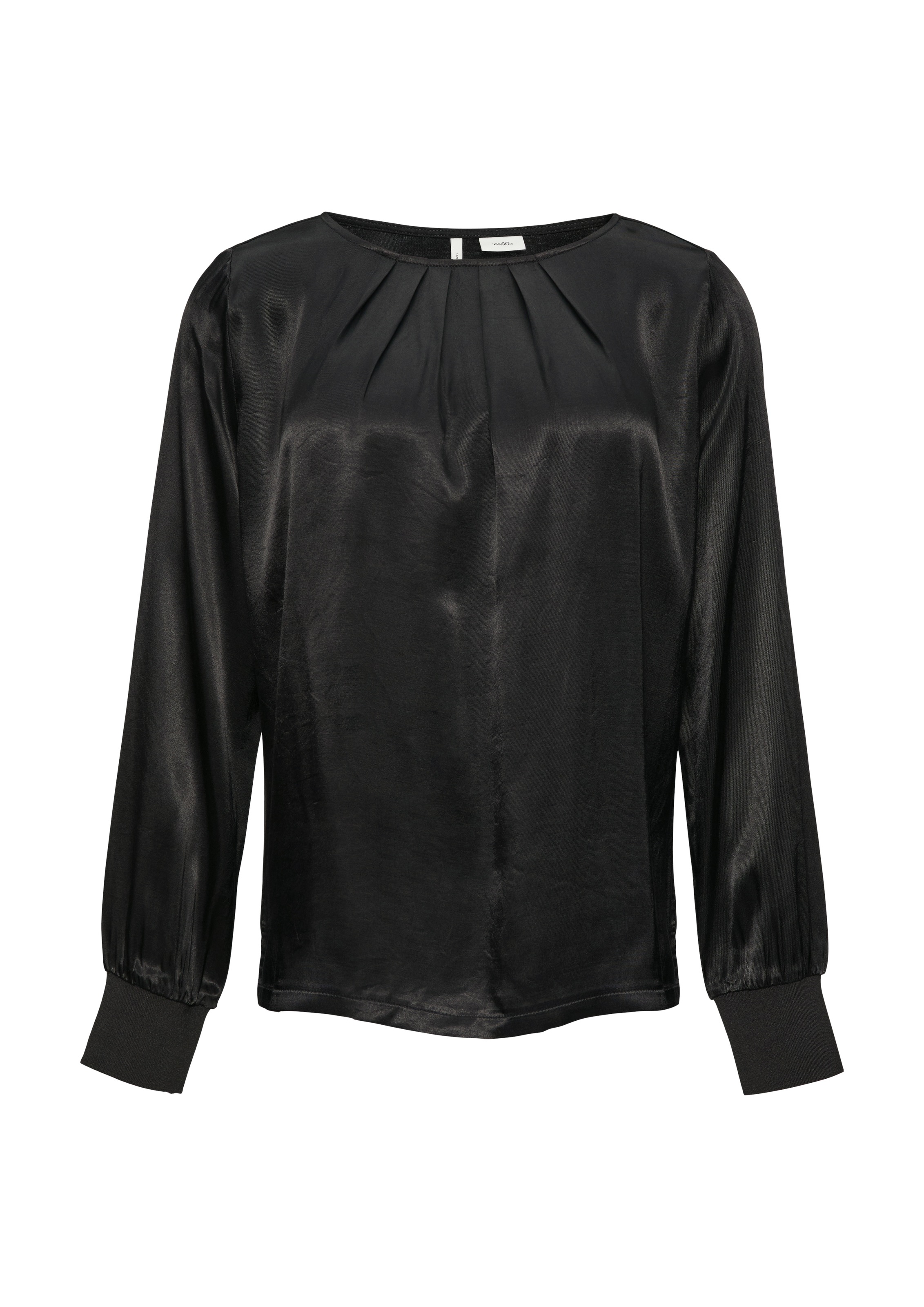 s.Oliver BLACK LABEL Langarmshirt, mit U-Boot Ausschnitt